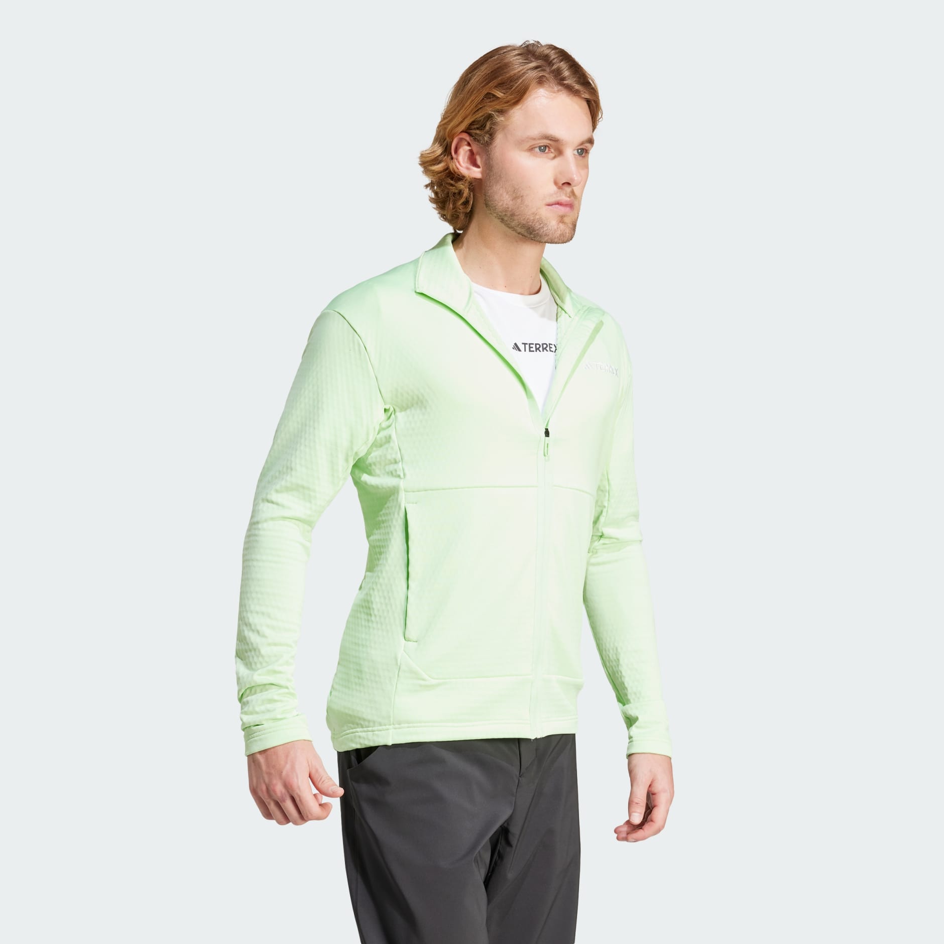 adidas Terrex Multi Light Fleece Full-Zip Jacket - Green | adidas KE