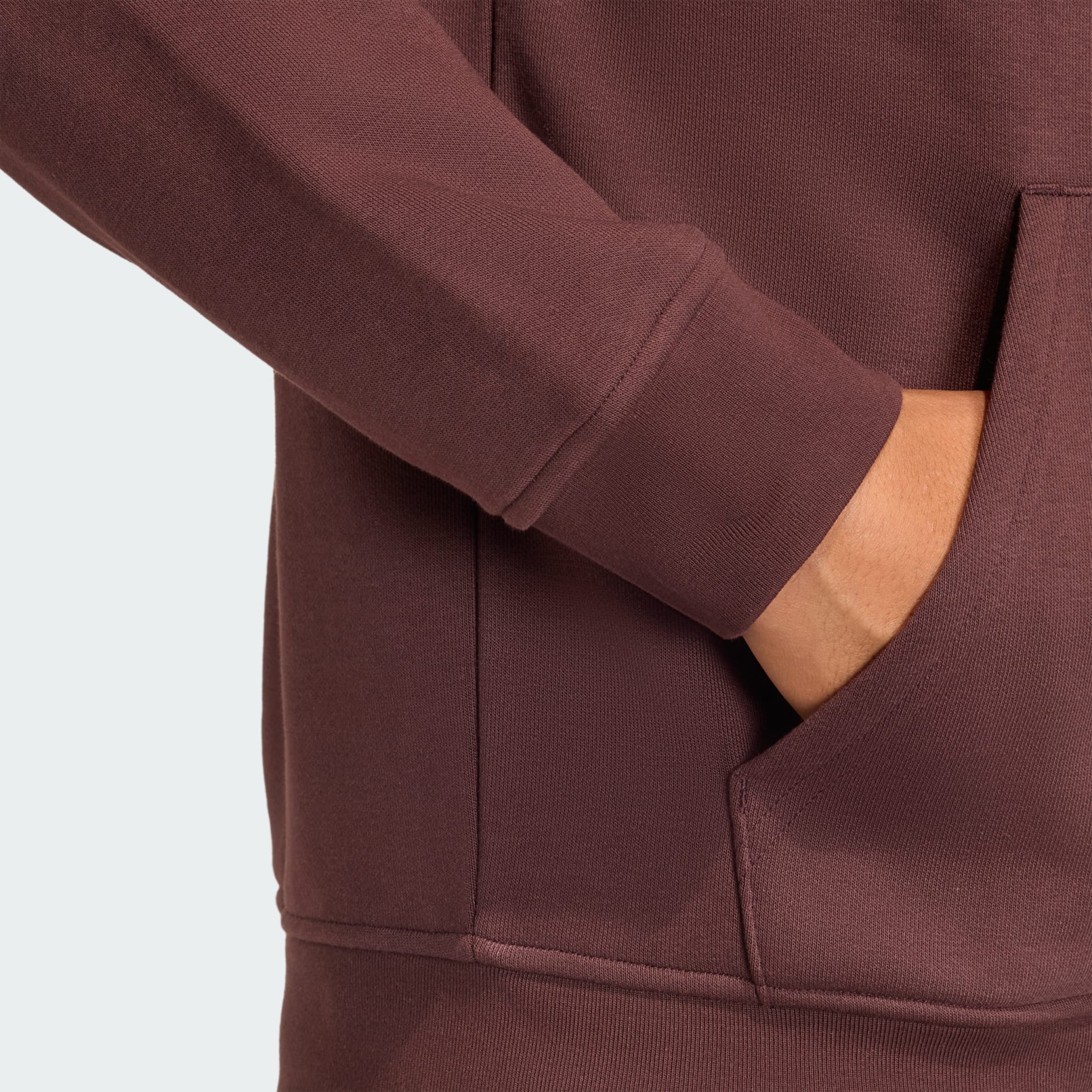 MAJICA OD FLISA S KAPULJAČOM ESSENTIAL REGULAR