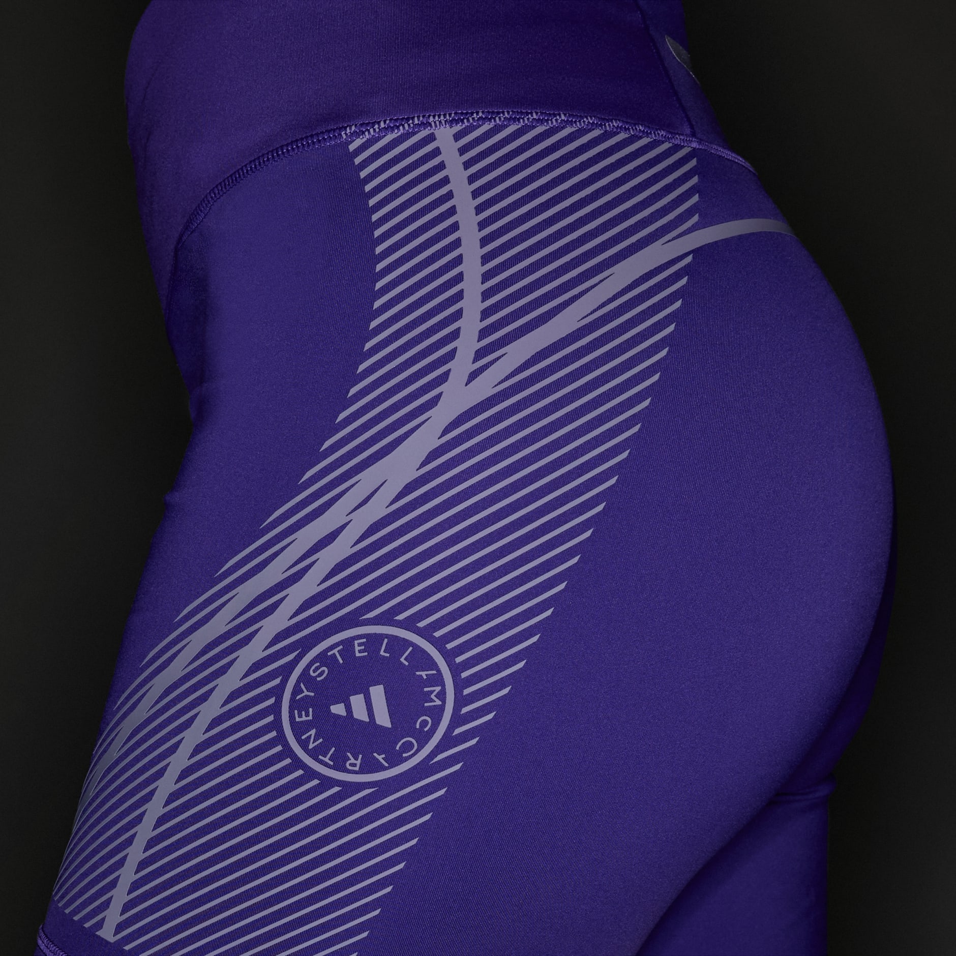 Colanți scurți de alergat TruePace adidas by Stella McCartney (1/2)