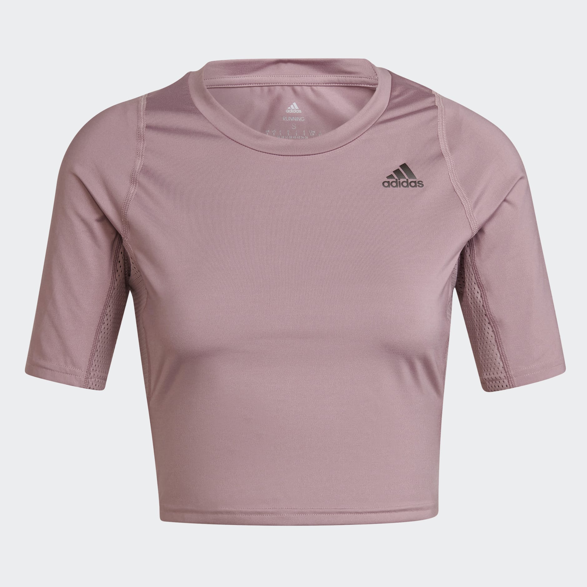 Run Fast Crop Running Tee