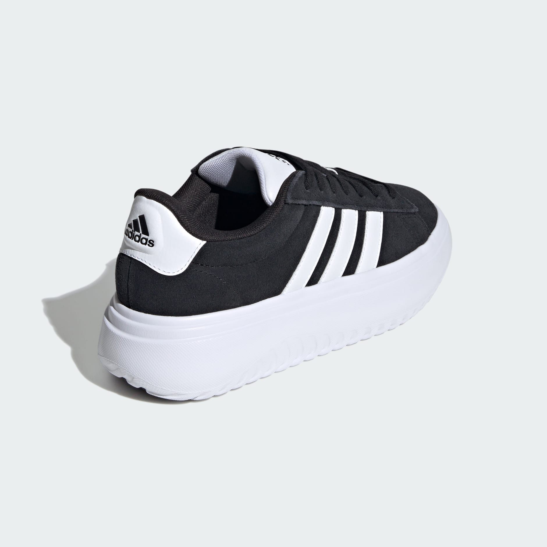 Shoes - Grand Court Platform Shoes - Black | adidas South Africa