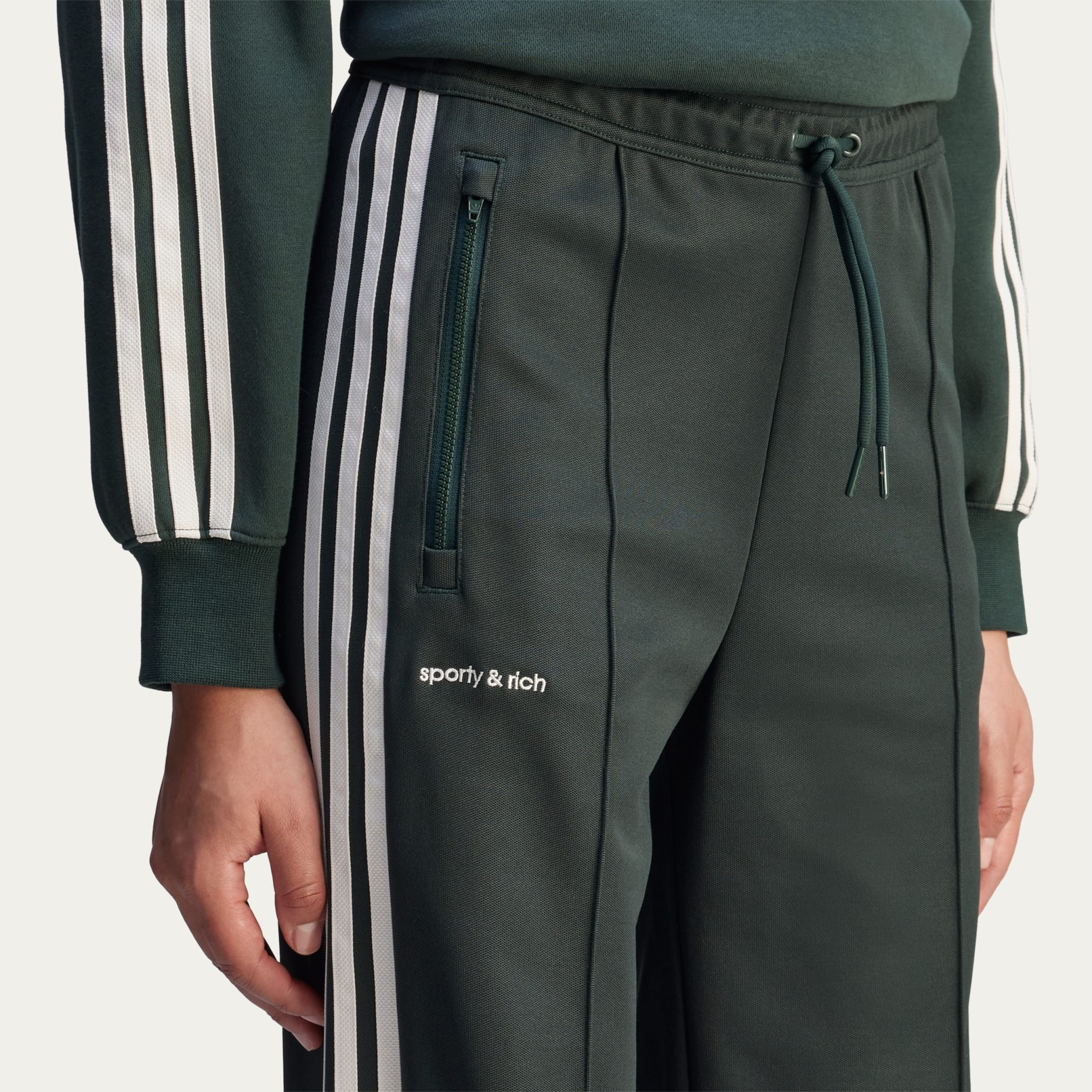 adidas adidas x Sporty & Rich Track Pants - Green | adidas KE