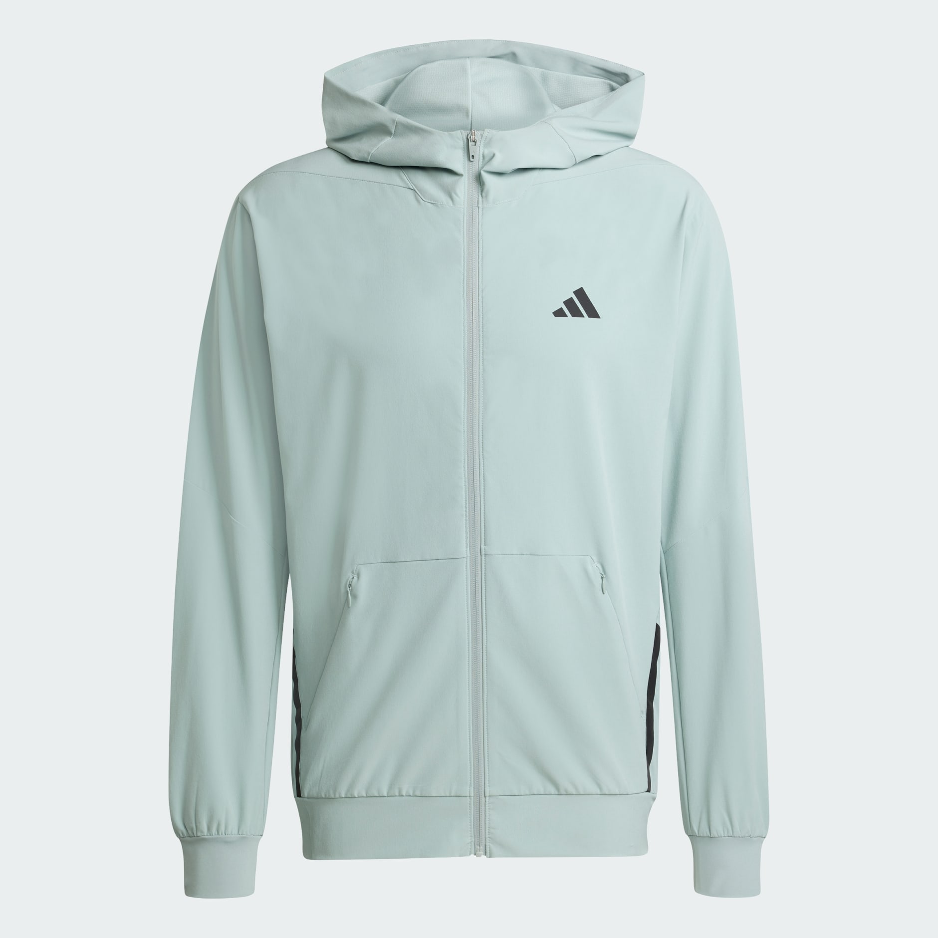 MAJICA S KAPULJAČOM I PATENTNIM ZATVARAČEM CIJELOM DULJINOM D4T WORKOUT