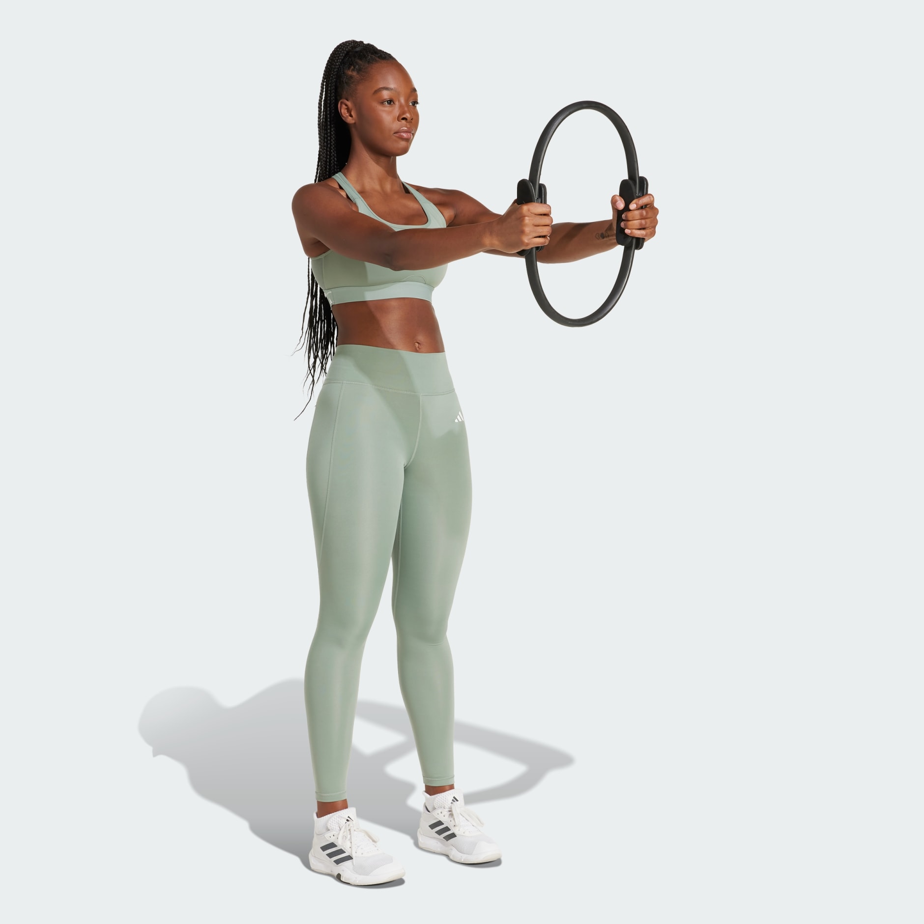 Optim&eacute; Essentials Stash Pocket Full-Length Leggings