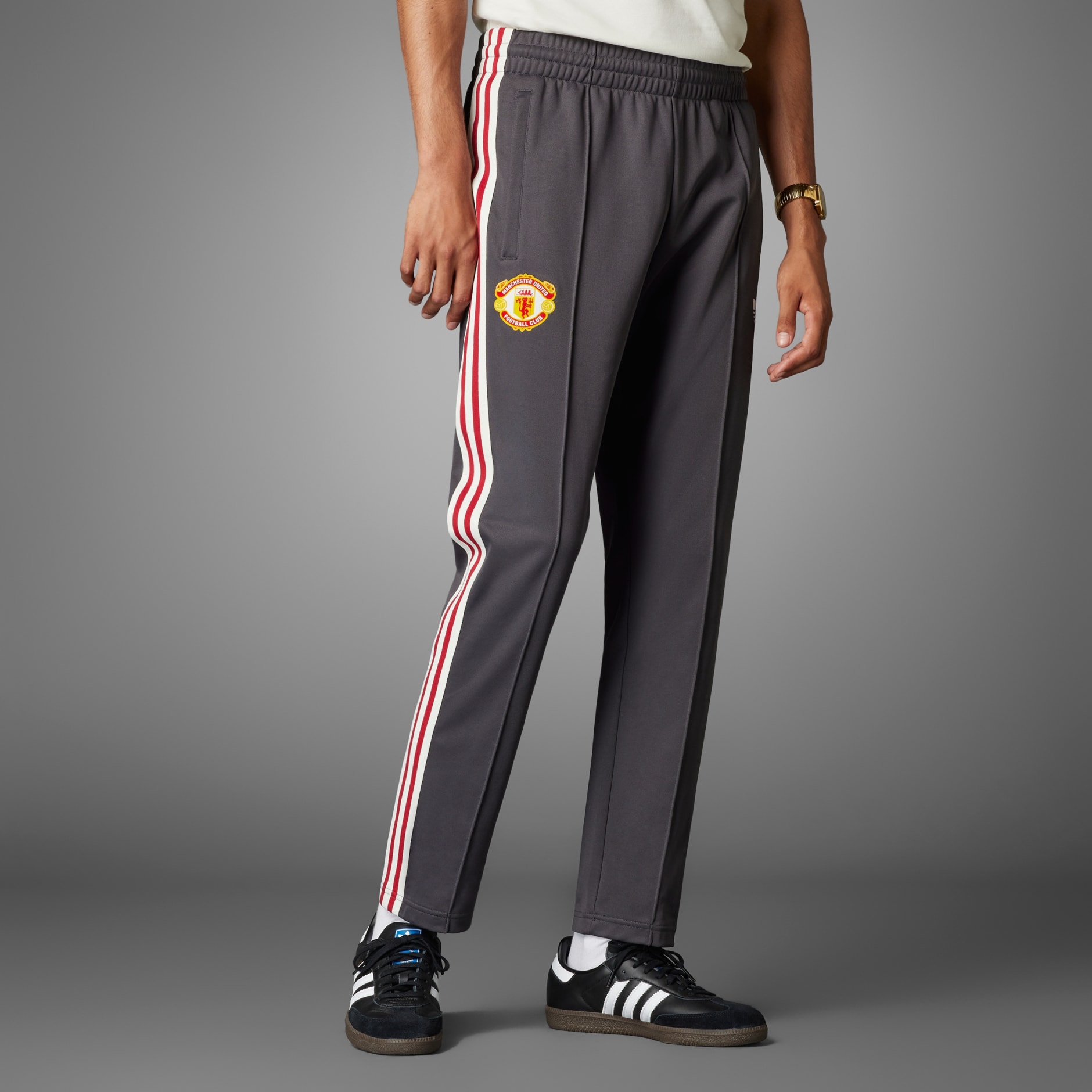 Men s Clothing Manchester United Originals Track Pants Black adidas Saudi Arabia