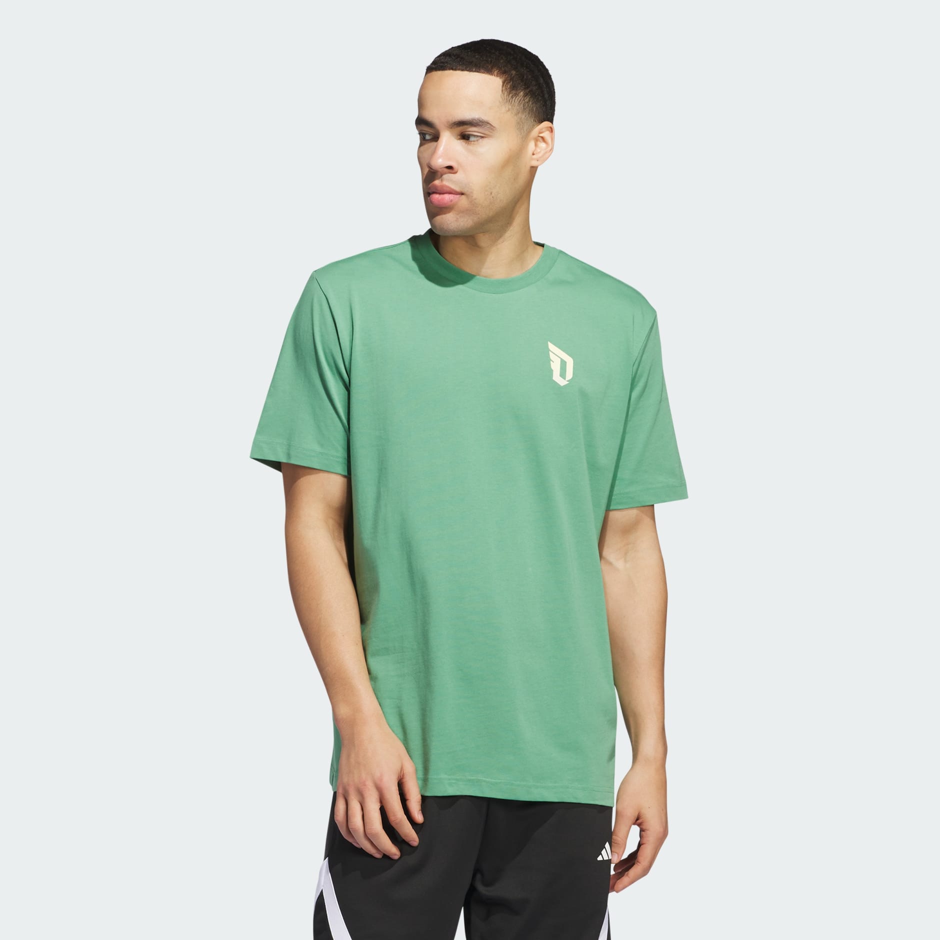 Men s Clothing Damian Lillard Foundation Tee Green adidas Saudi Arabia