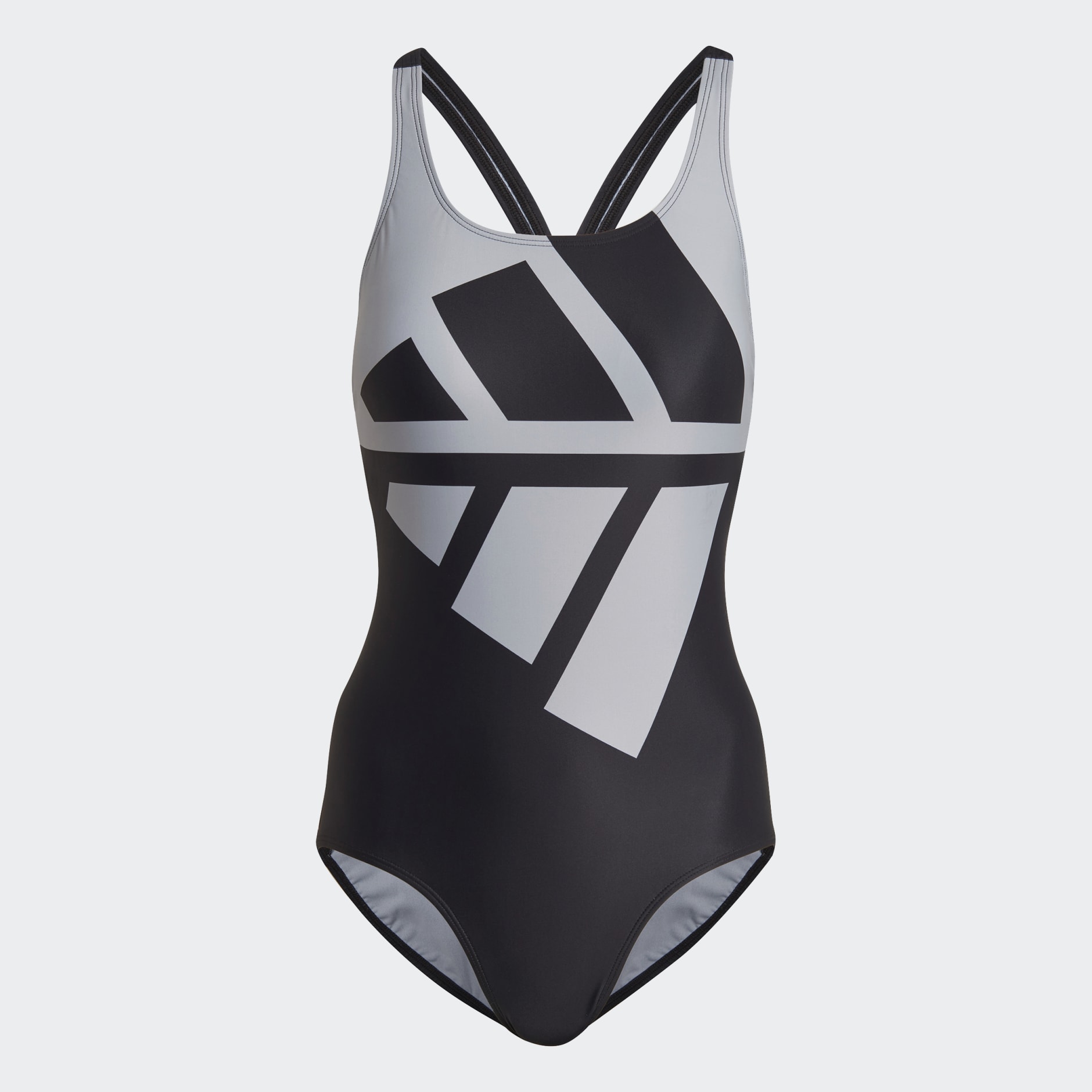 Clothing - Padded Logo Graphic Swimsuit - Black