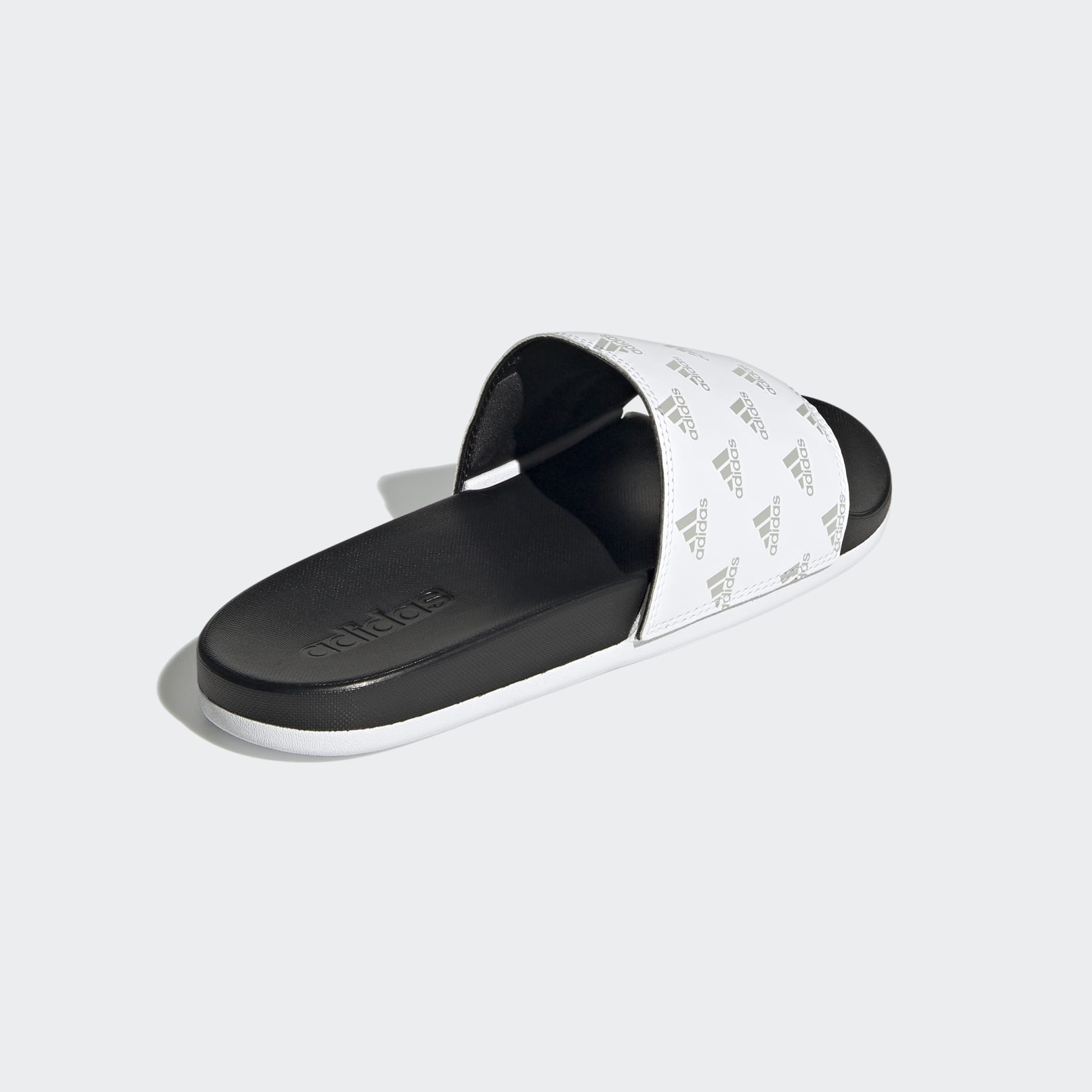 Adidas slides sale logo