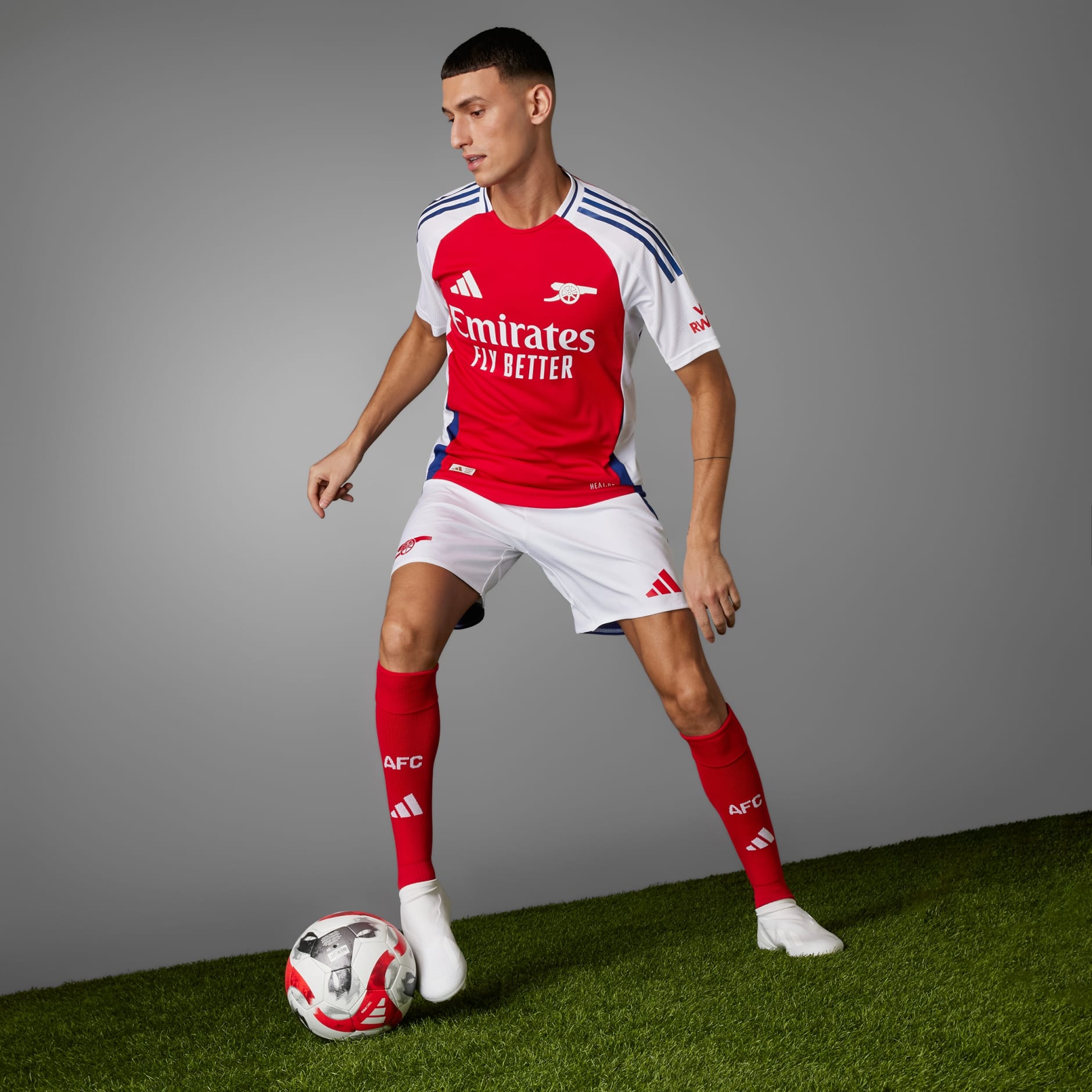 adidas Arsenal 24/25 Home Authentic Jersey - Red | adidas UAE