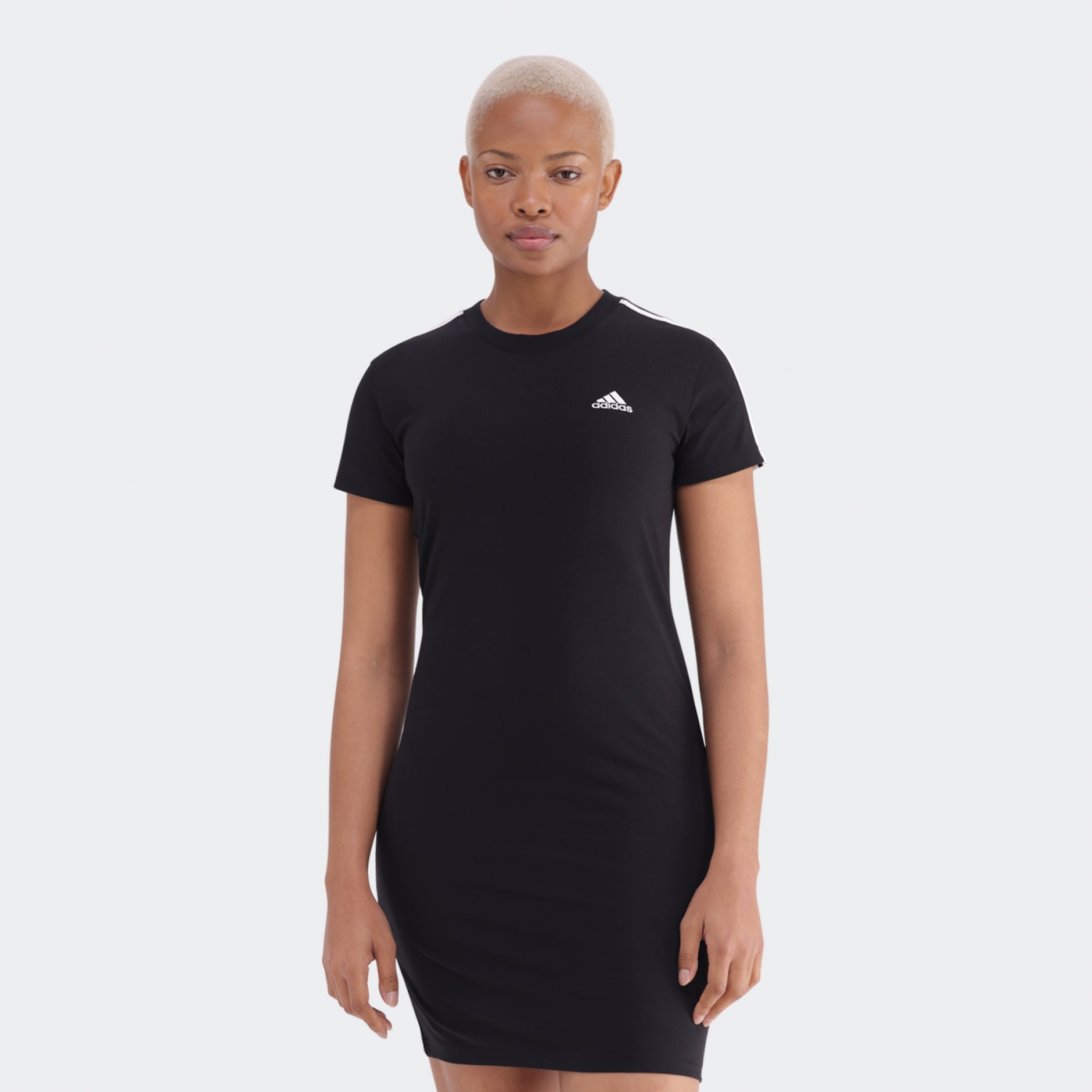 Adidas Essentials 3 Stripes Tee Dress