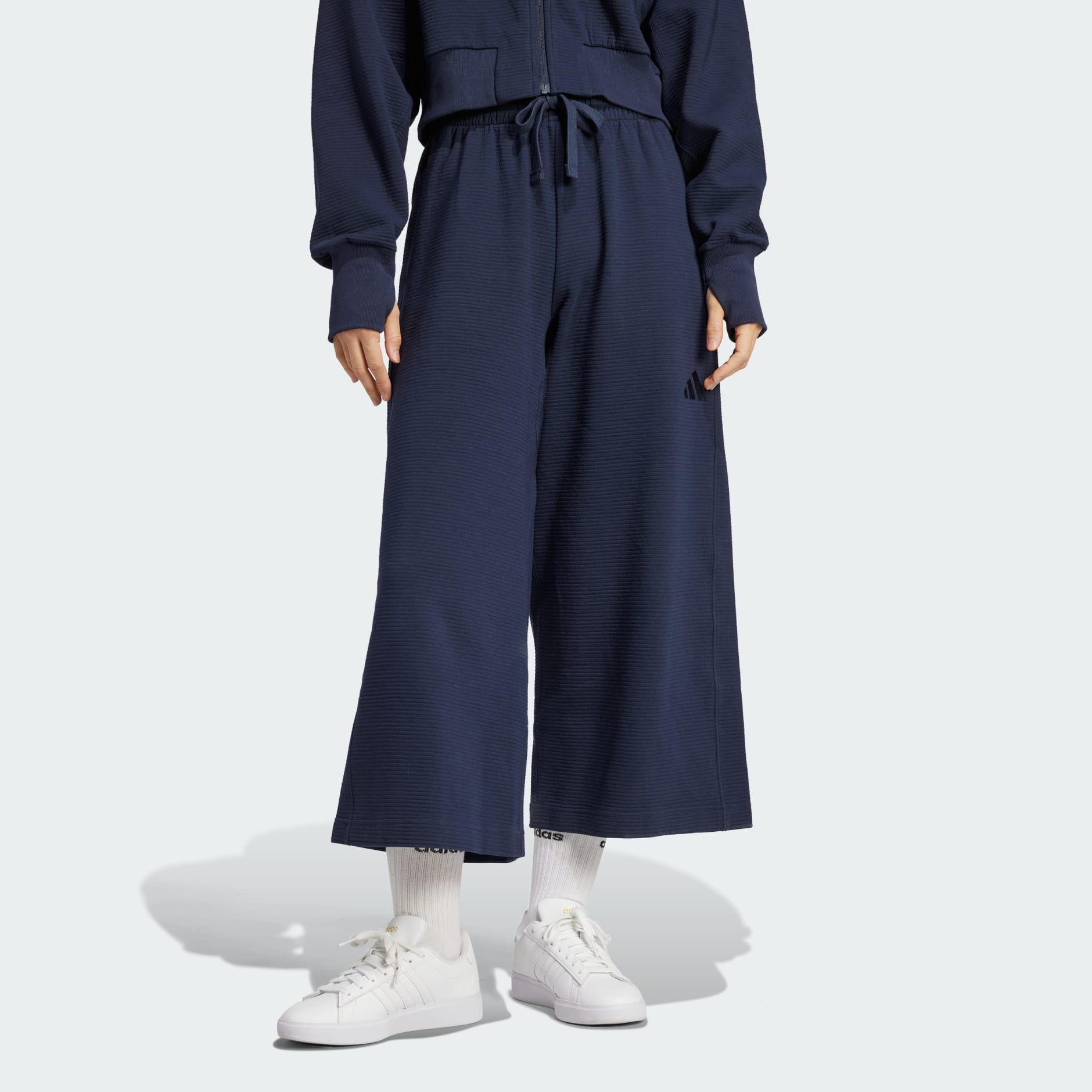 ALL SZN Rib 7/8-Length Wide Leg Pants