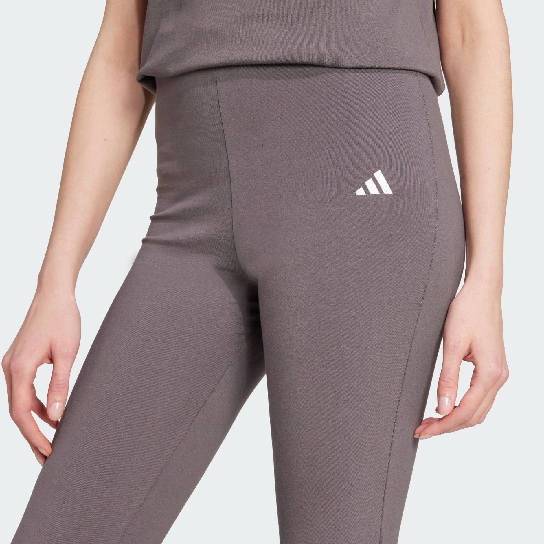 Essentials Small Logo Flared Leggings