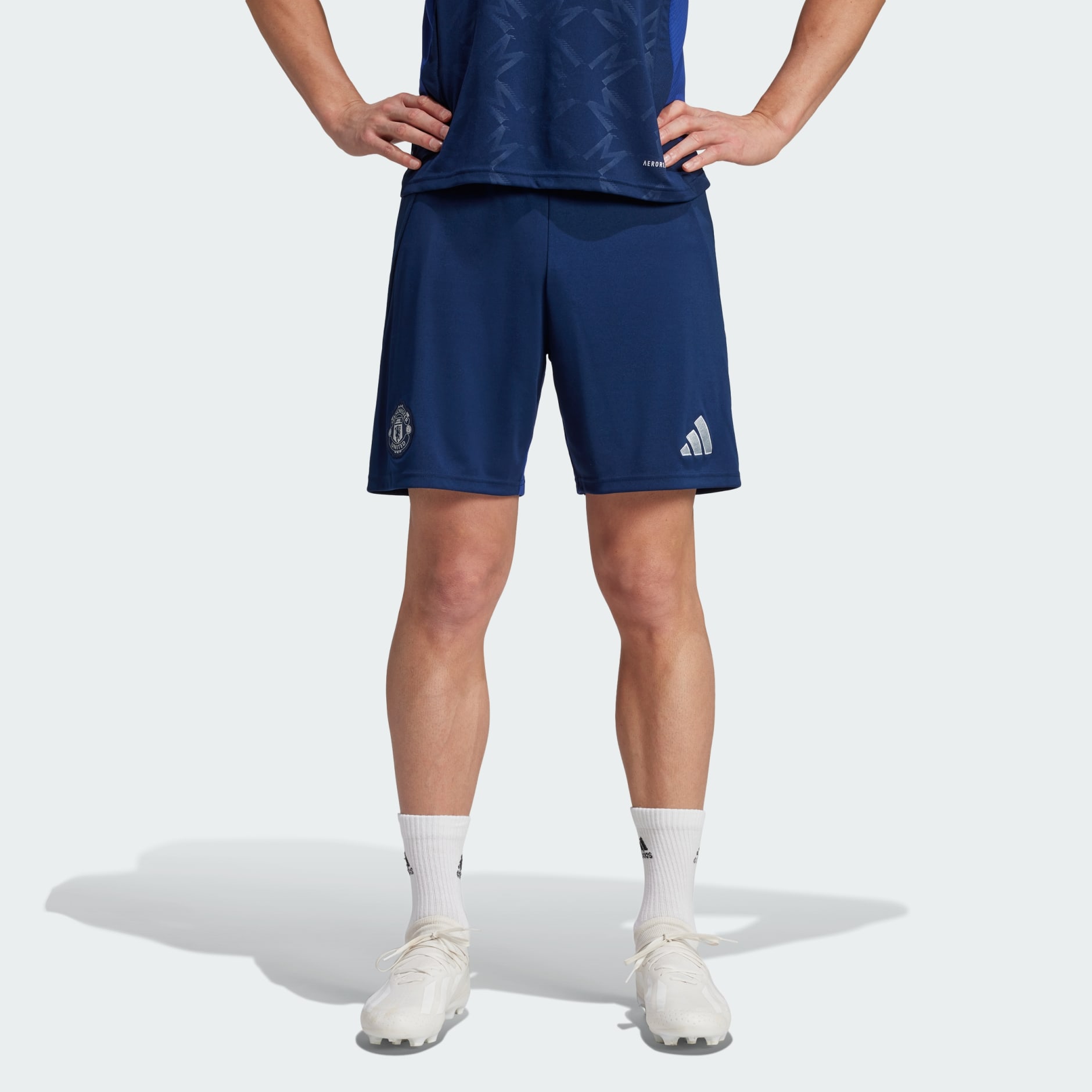 Clothing Manchester United 24 25 Away Shorts Blue adidas Qatar