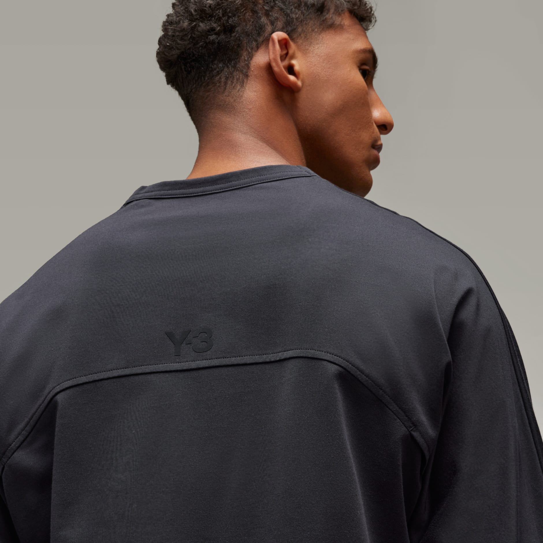 Y-3 Mesh Stripes Long Sleeve Tee