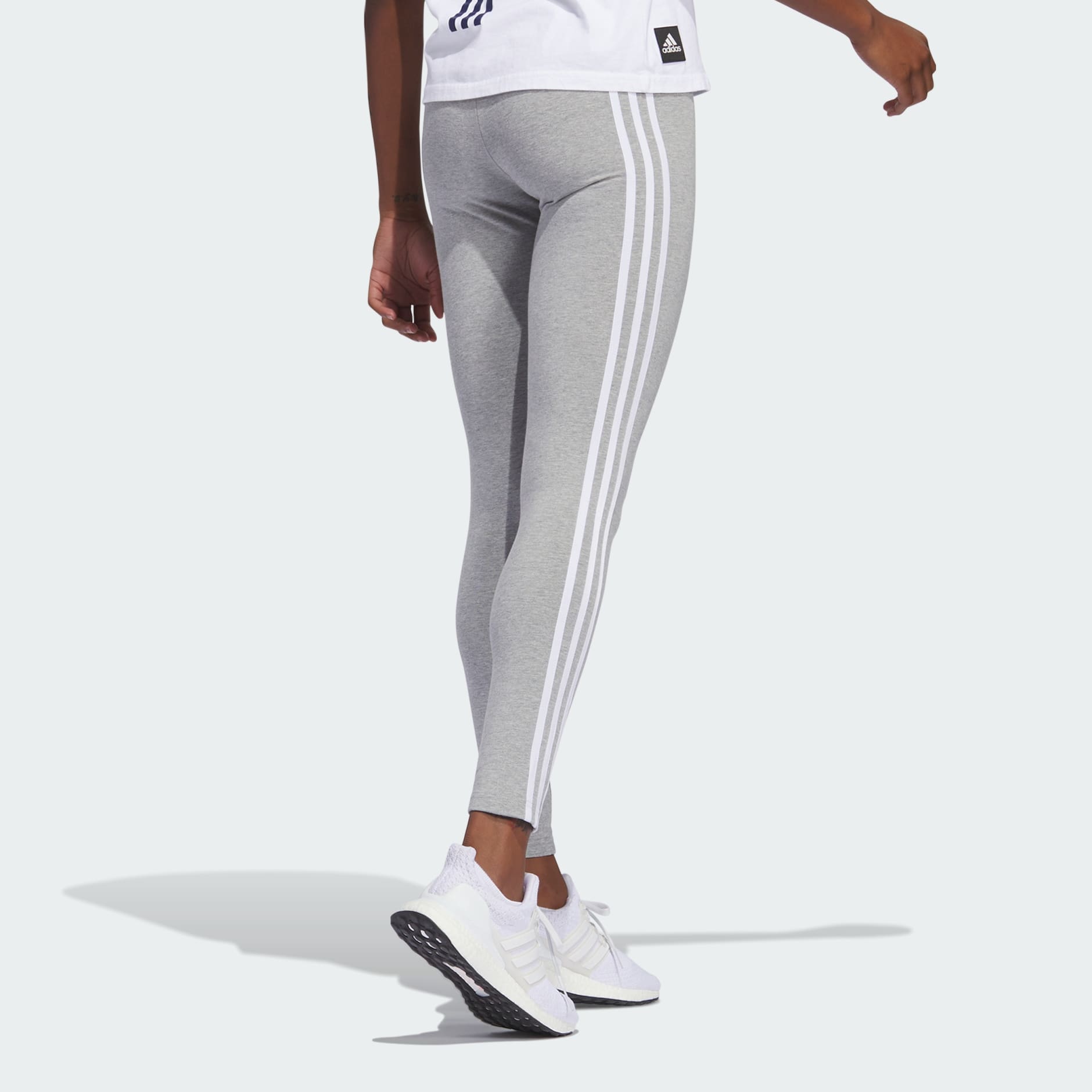 Buy adidas Women's Standard Essentials 3-Stripes Leggings, Dark Grey  Heather/Rose Tone, X-Small at Amazon.in