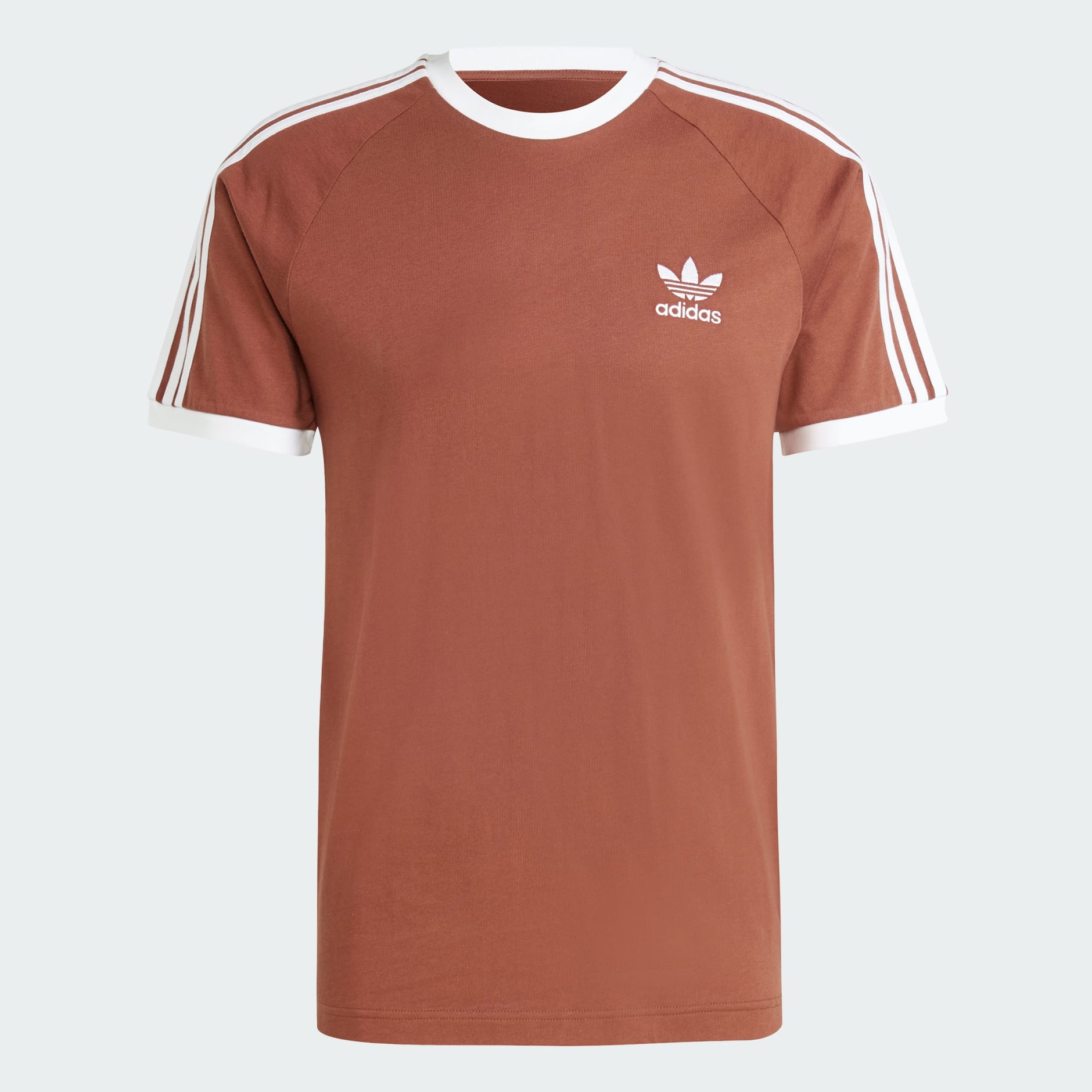 Clothing Adicolor Classics 3 Stripes Tee Brown adidas Oman