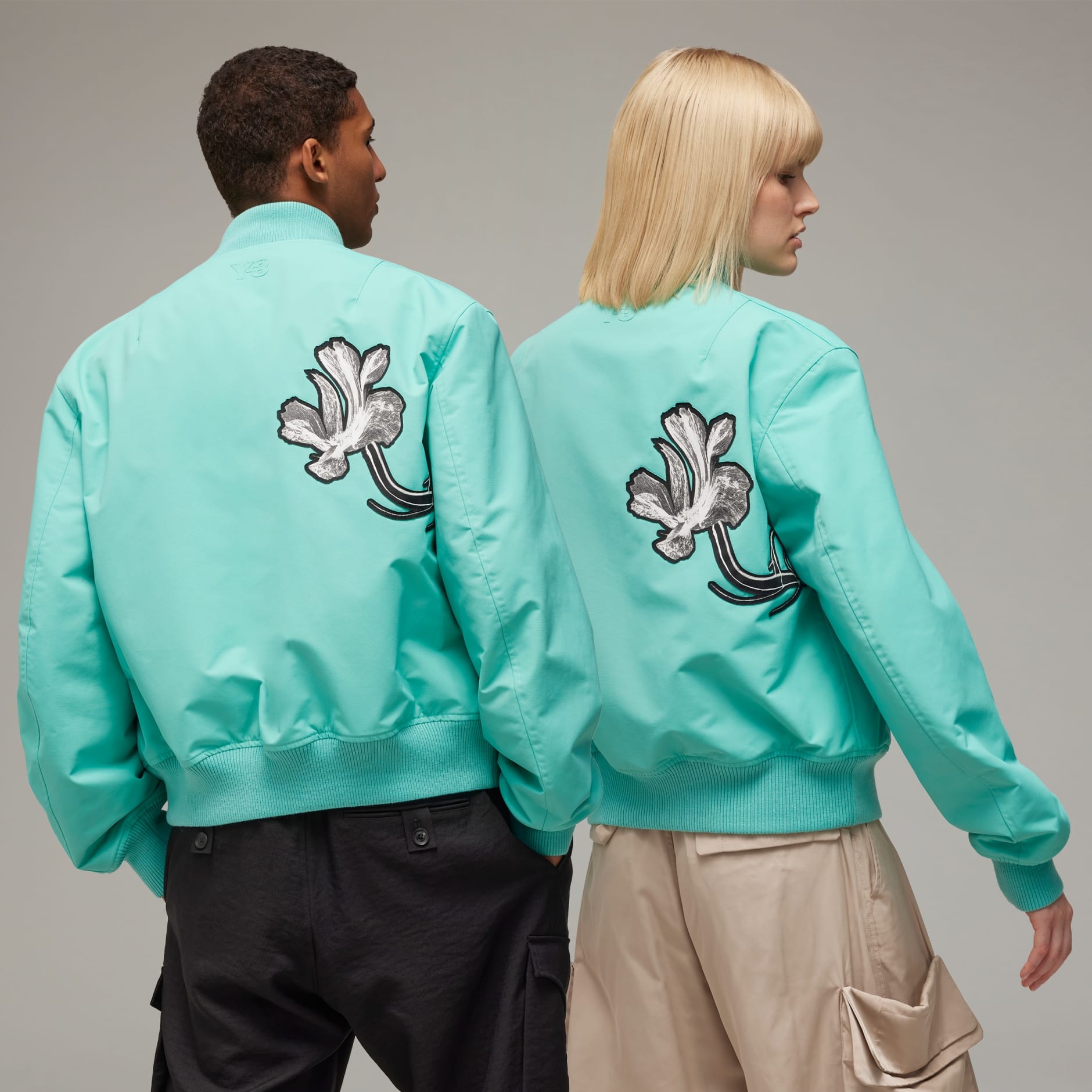 Clothing - Y-3 Team Jacket - Turquoise | adidas Oman