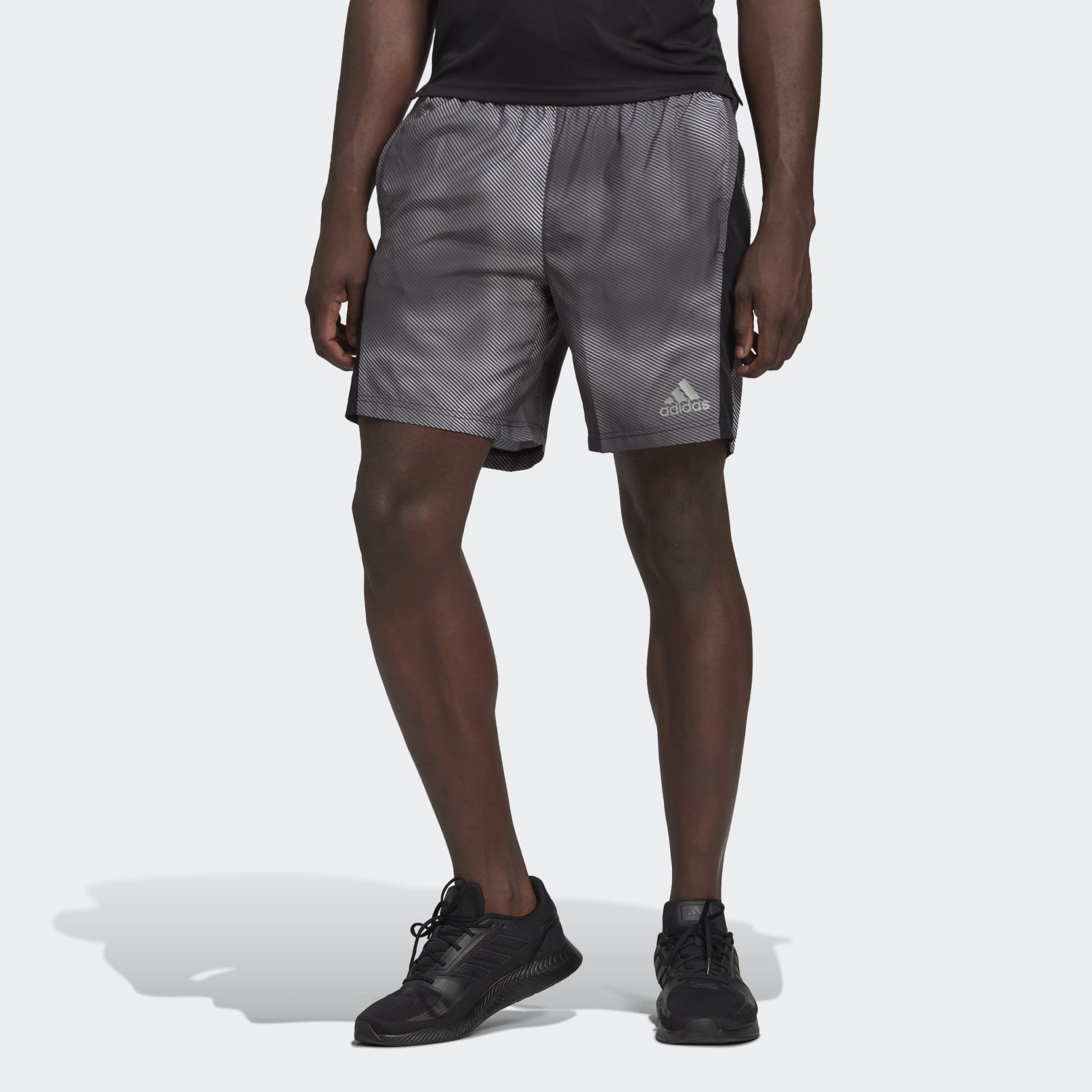 adidas Own the Run Colorblock Shorts - Grey | adidas SA