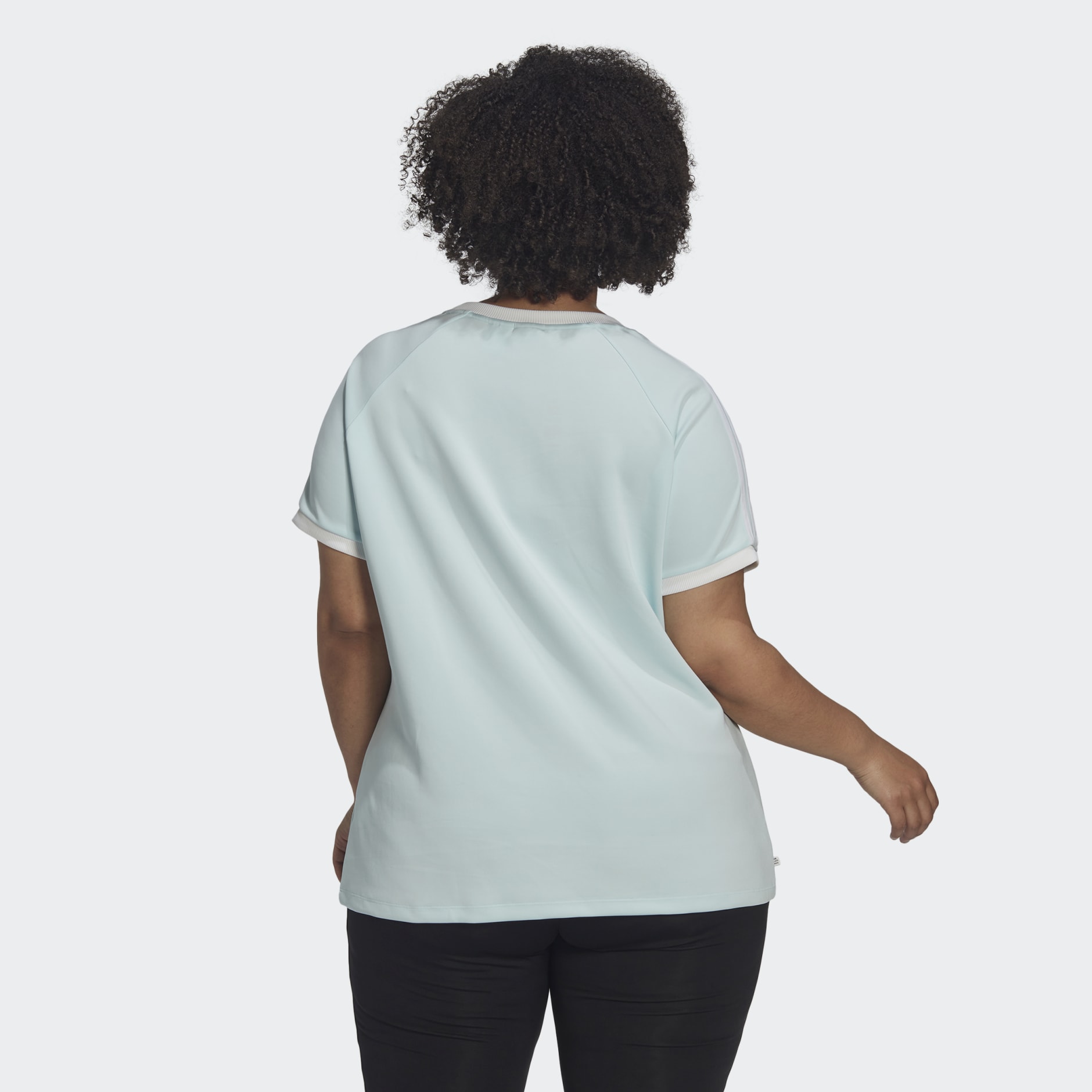 Adicolor Classics Slim 3-Stripes Tee (Plus Size)
