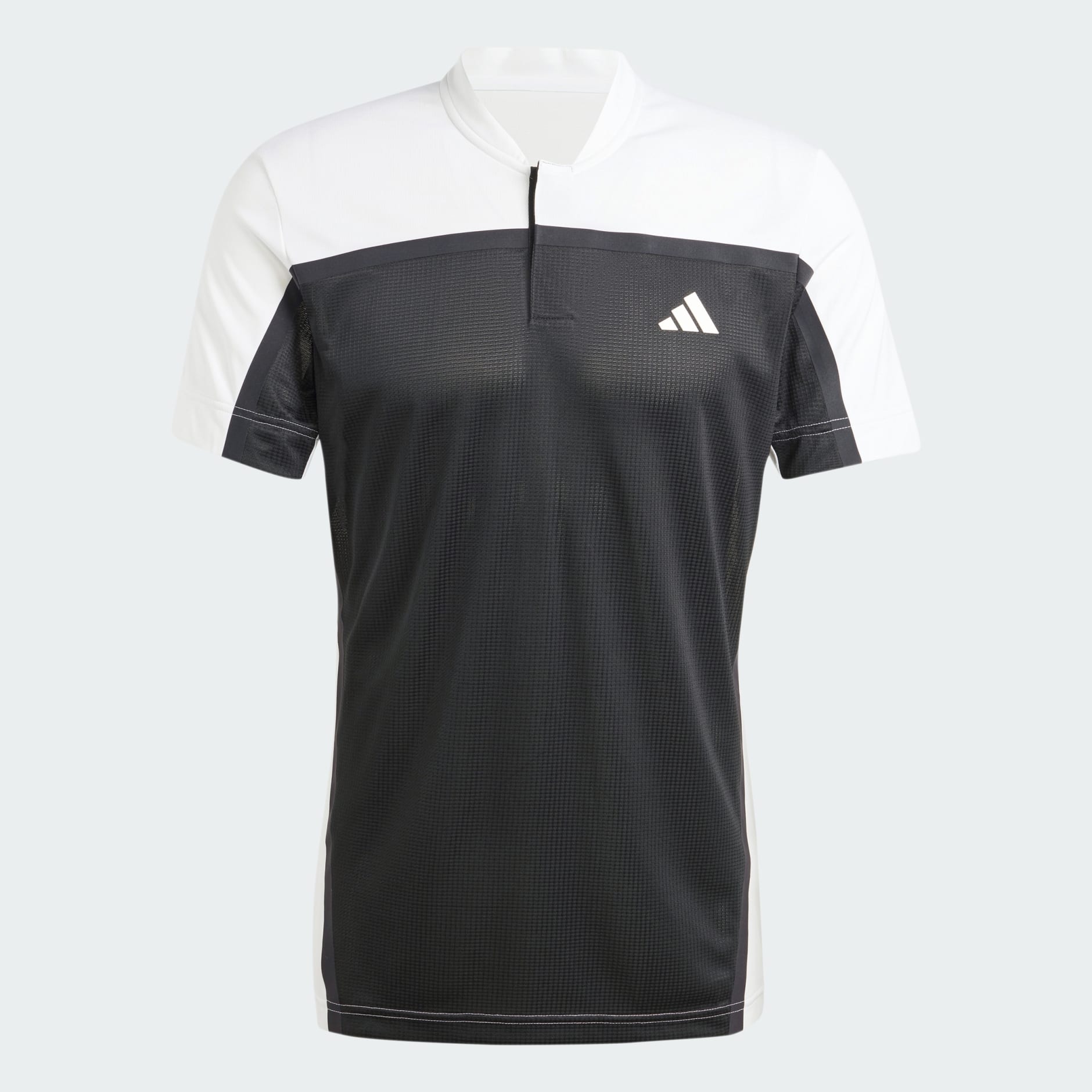 Clothing Tennis HEAT.RDY Pro FreeLift Henley Polo Shirt Black adidas South Africa