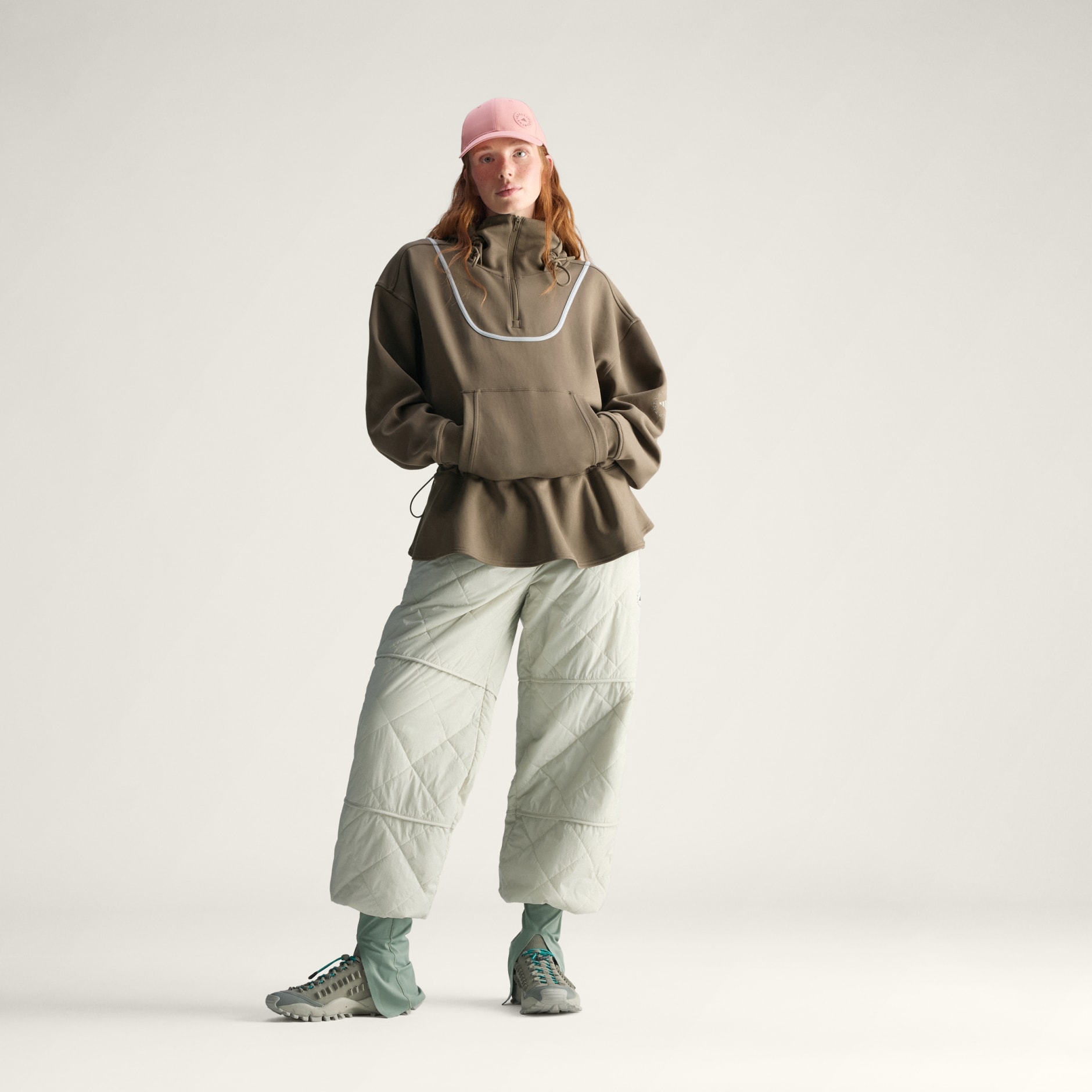 Hanorac adidas By Stella McCartney cu peplum