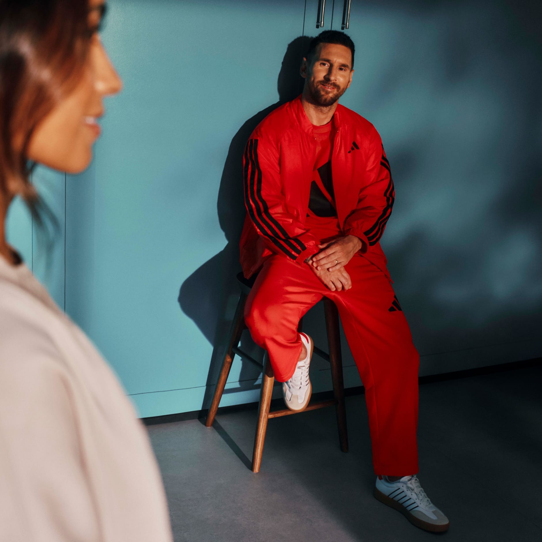 Essentials Wide Leg 3 Bar Logo Pants