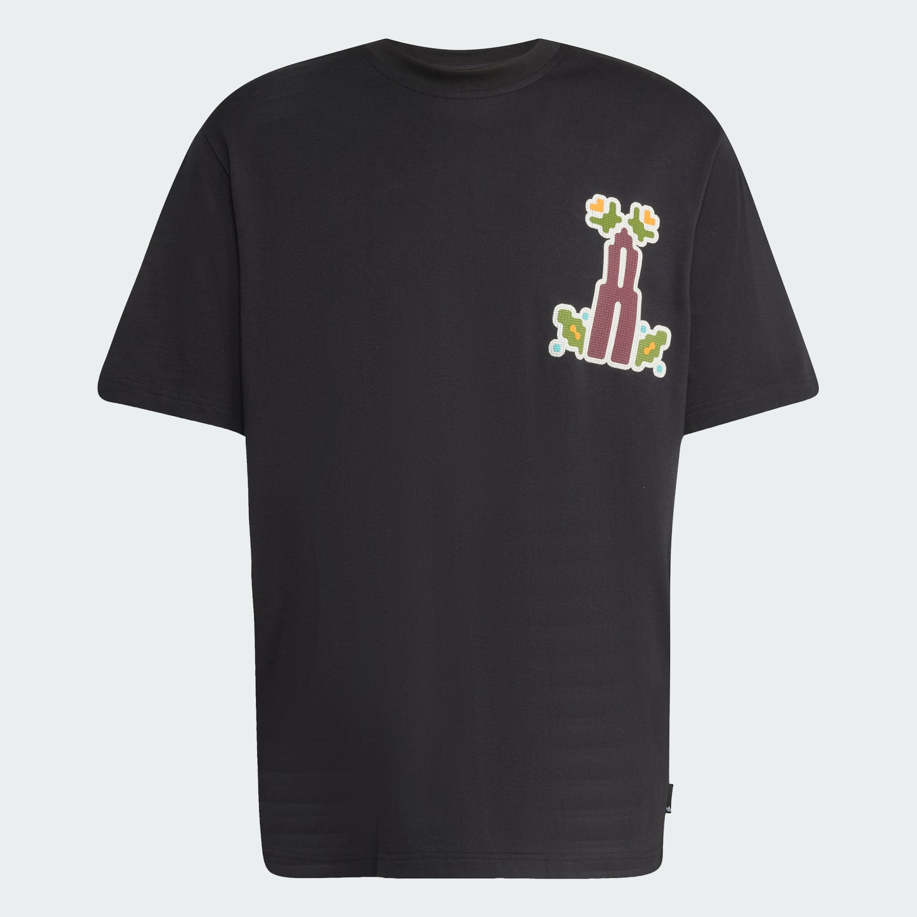 تيشيرت فضفاض مُوحّد اللون