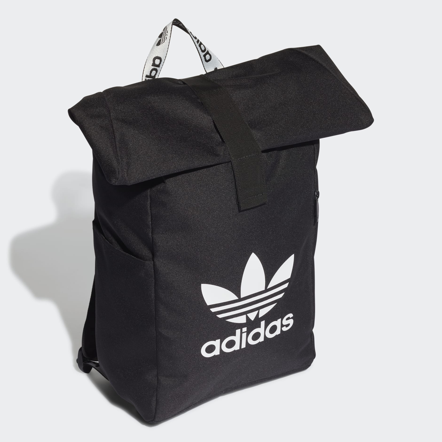 adidas Adicolor Classic Roll-Top Backpack - Black | adidas LK