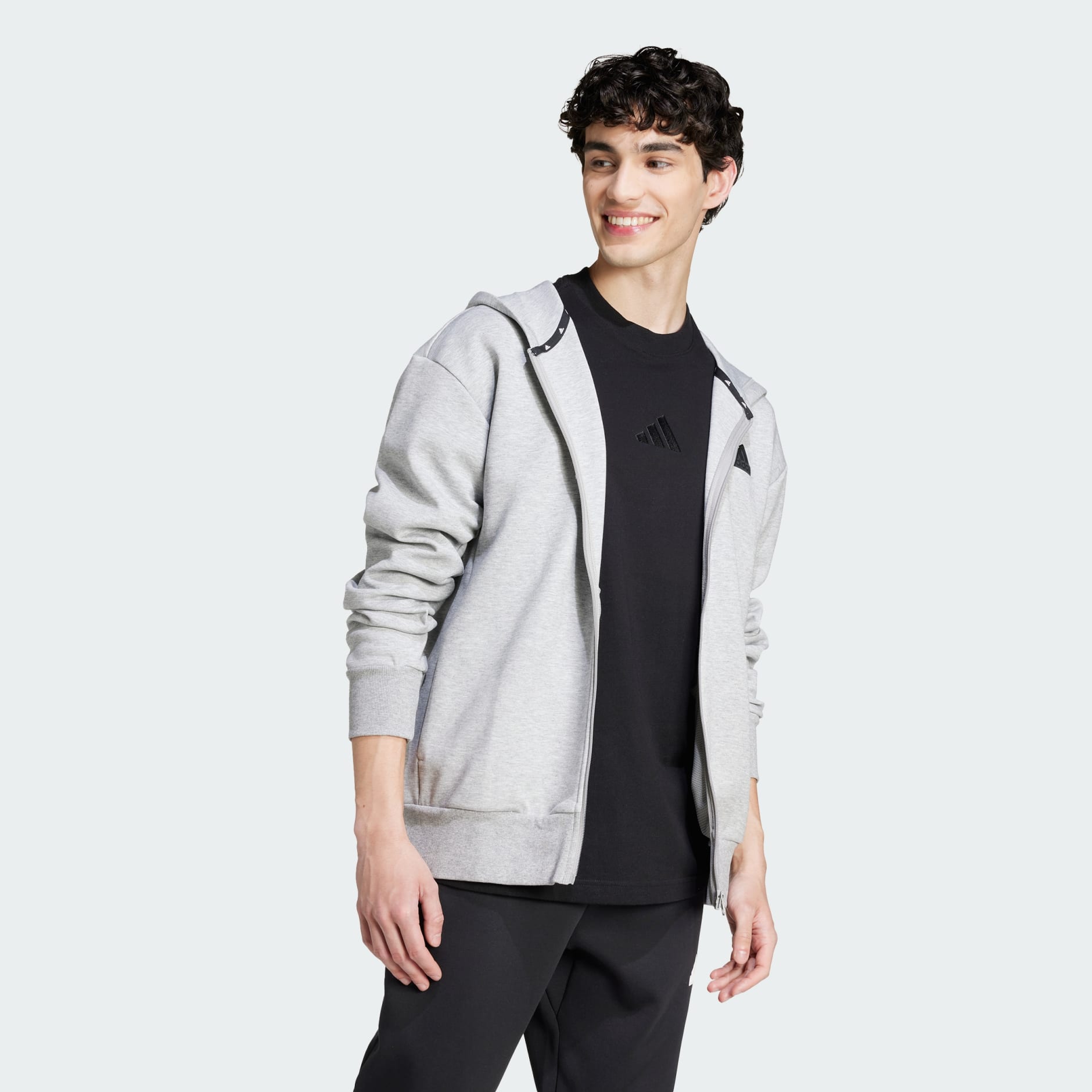 【大人ストリート】adidas originals Classic Arm Line Hoodie Adidas Original Classic Mono Graphic hoodie