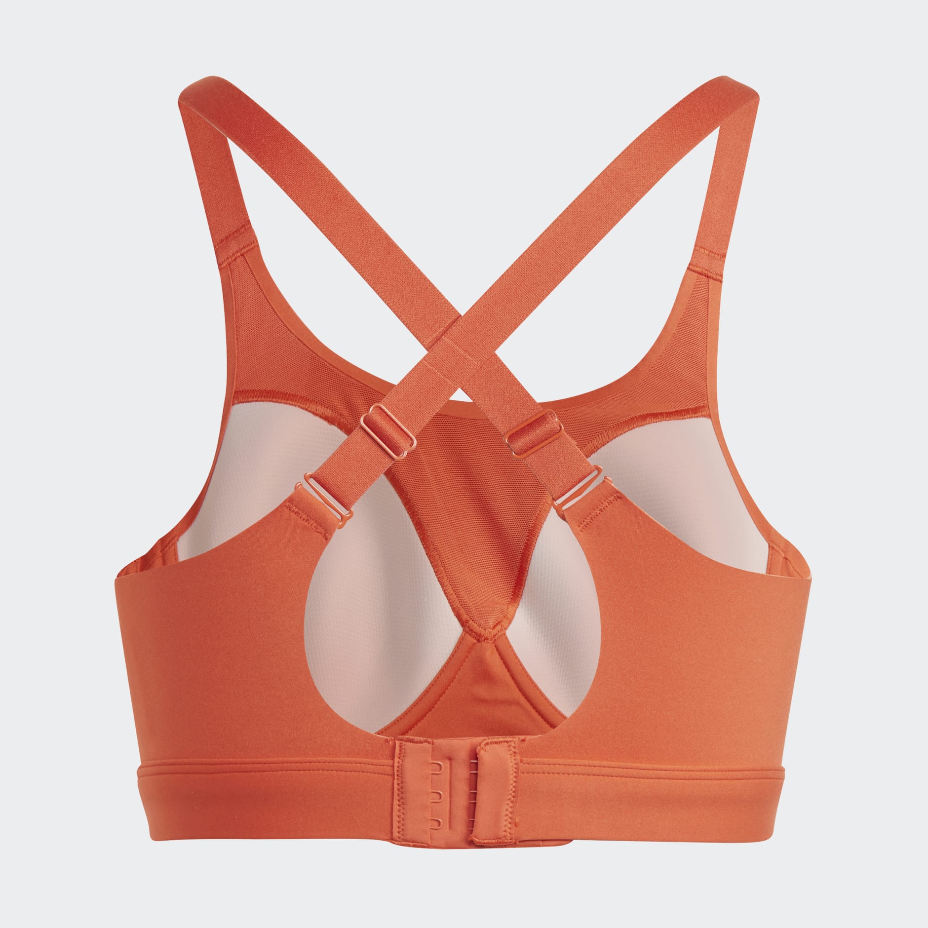 adidas Tailored Impact Luxe Training High-Support Bra - Red