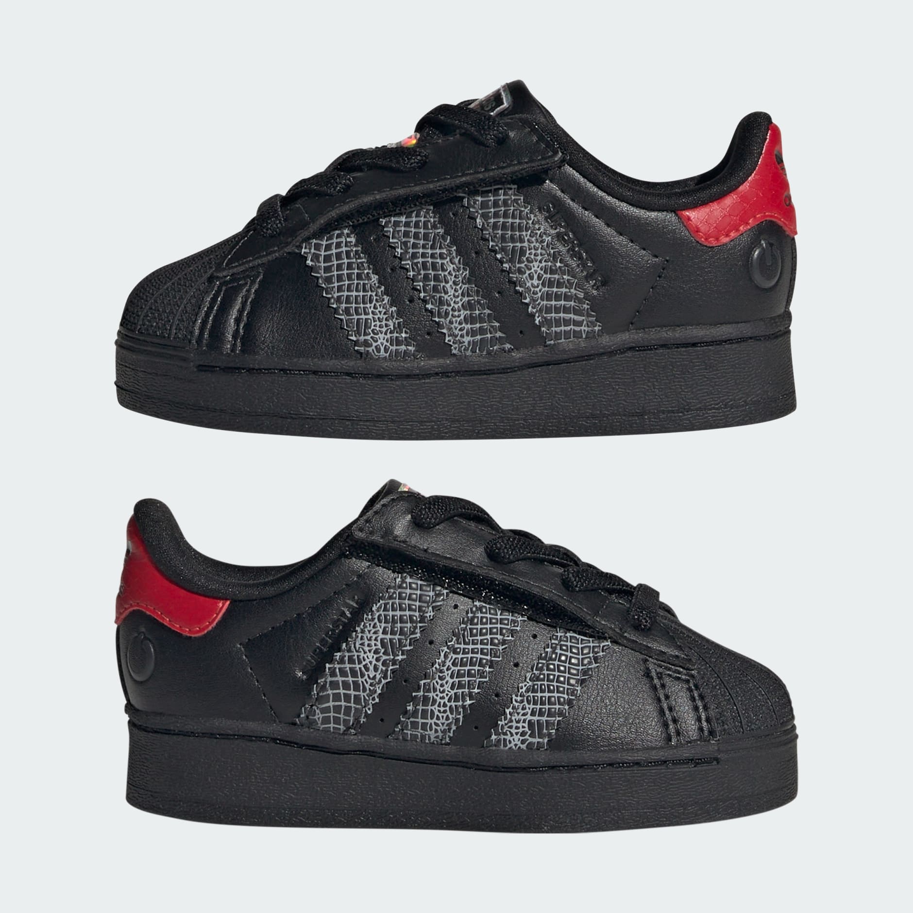 SUPERSTAR LED LIGHTS COMFORT CLOSURE ELASTIC LACE SHOES