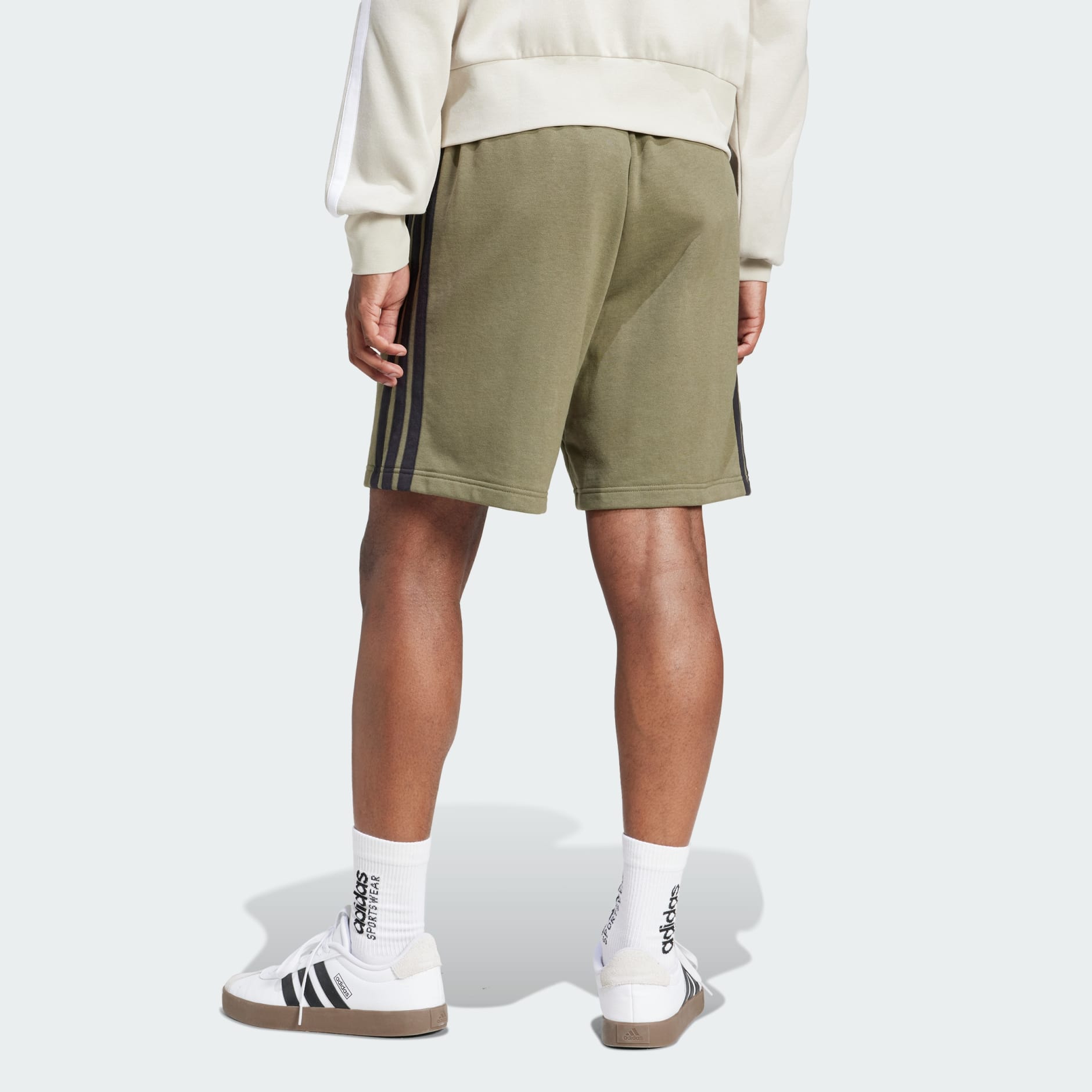 Essential 3-Stripes French Terry Shorts