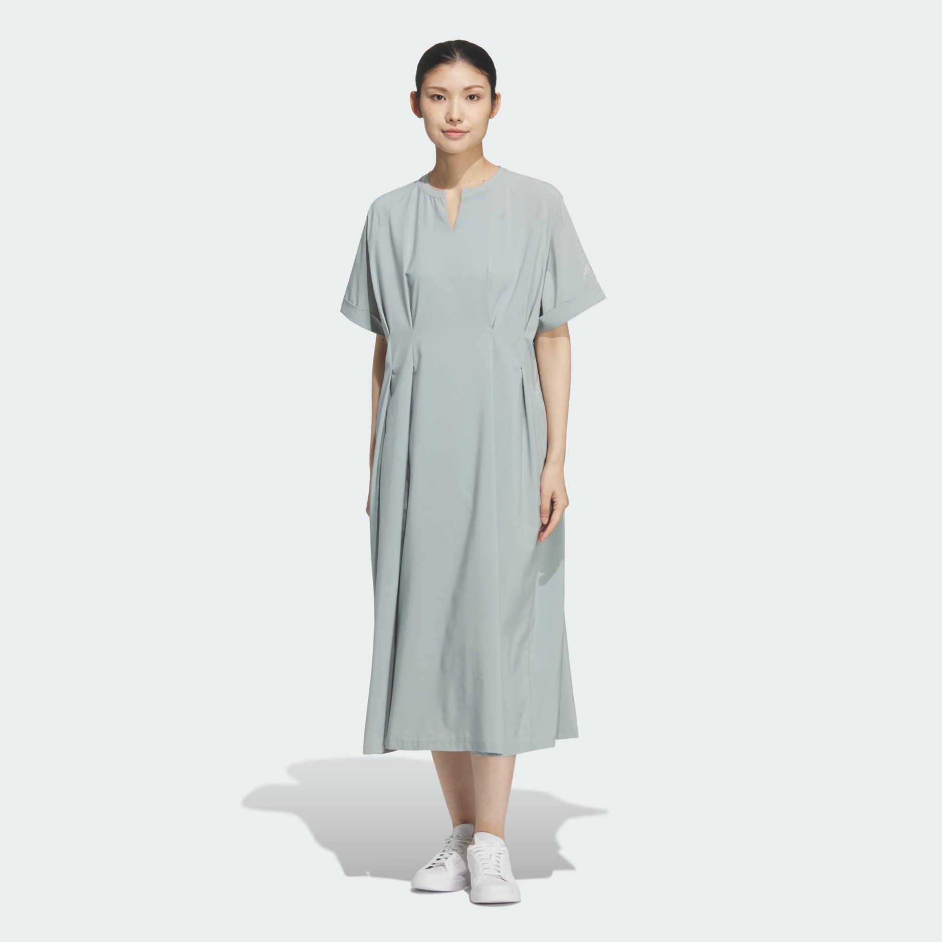 SOFTLUX STRETCH WOVEN LOOSE FIT DRESS