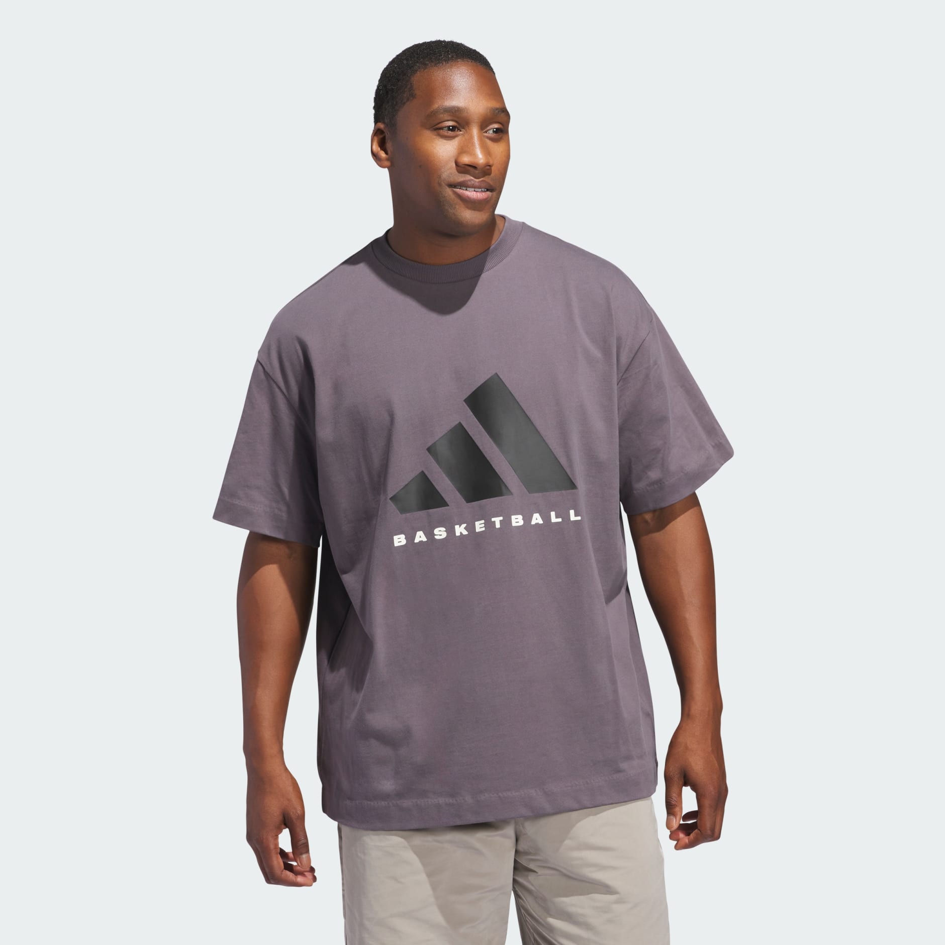 adidas adidas Basketball Tee (Gender Neutral) - Purple