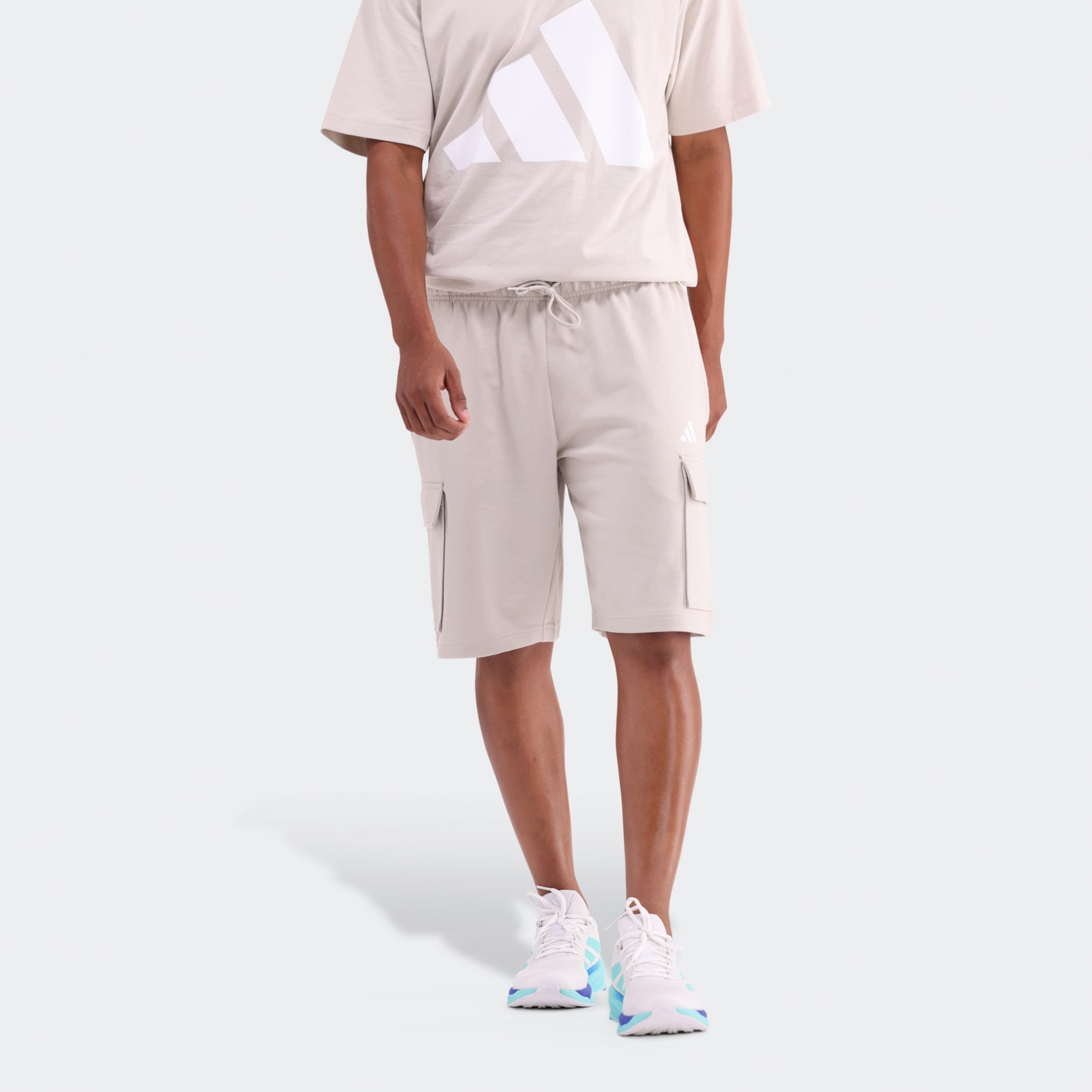 Essentials Feel Cozy French Terry Cargo Shorts