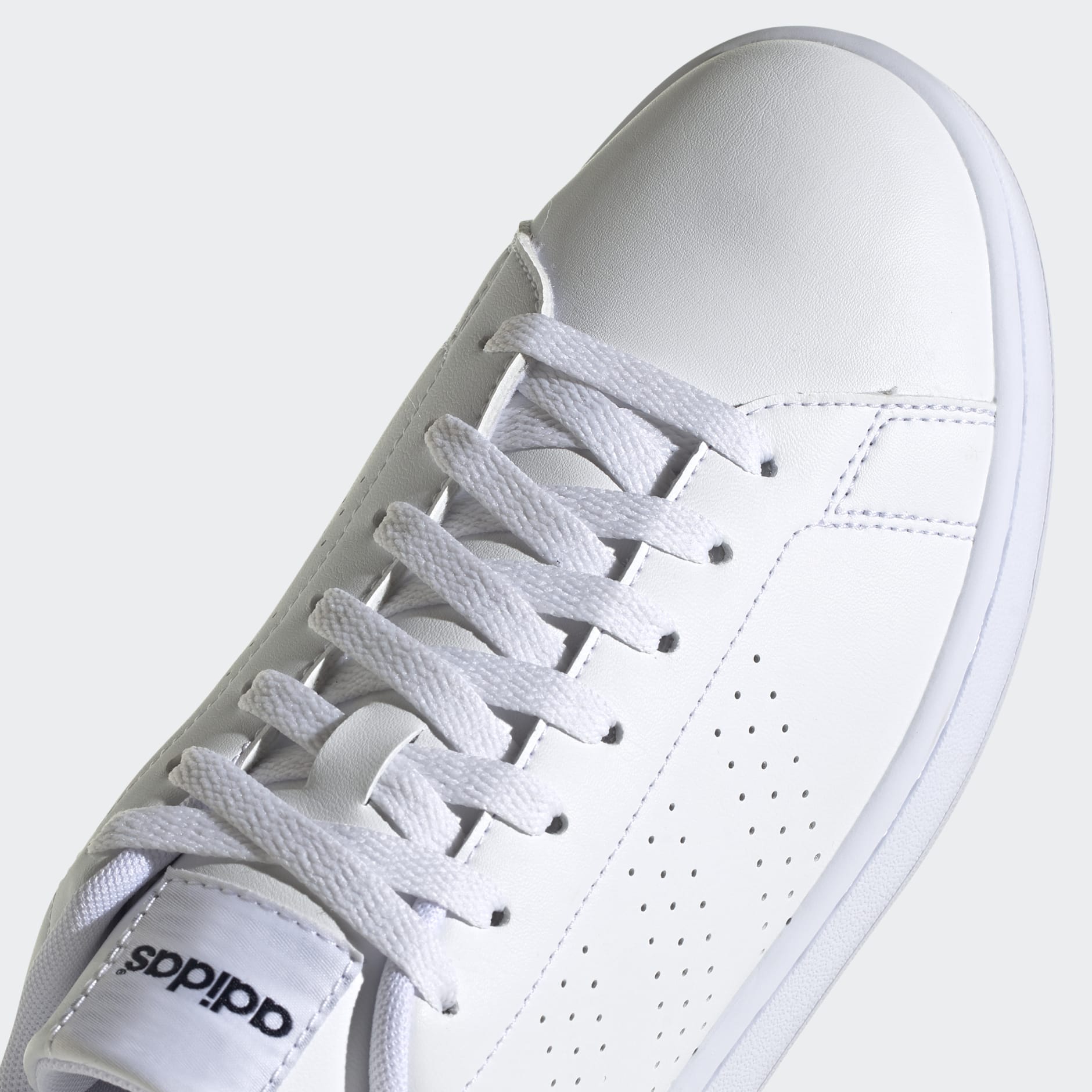 Adidas Advantage Cloud White Gum Mens Casual Tennis Sneakers