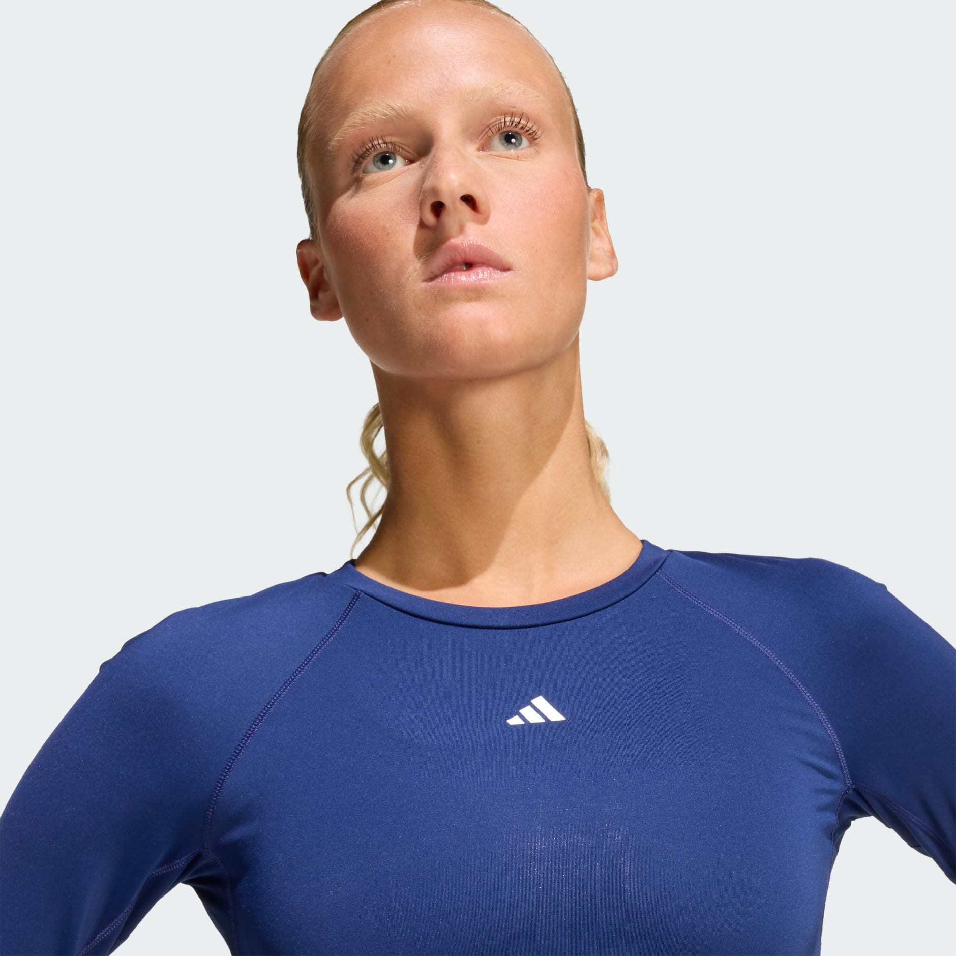 Bluză de antrenament cu m&acirc;necă lungă TECHFIT