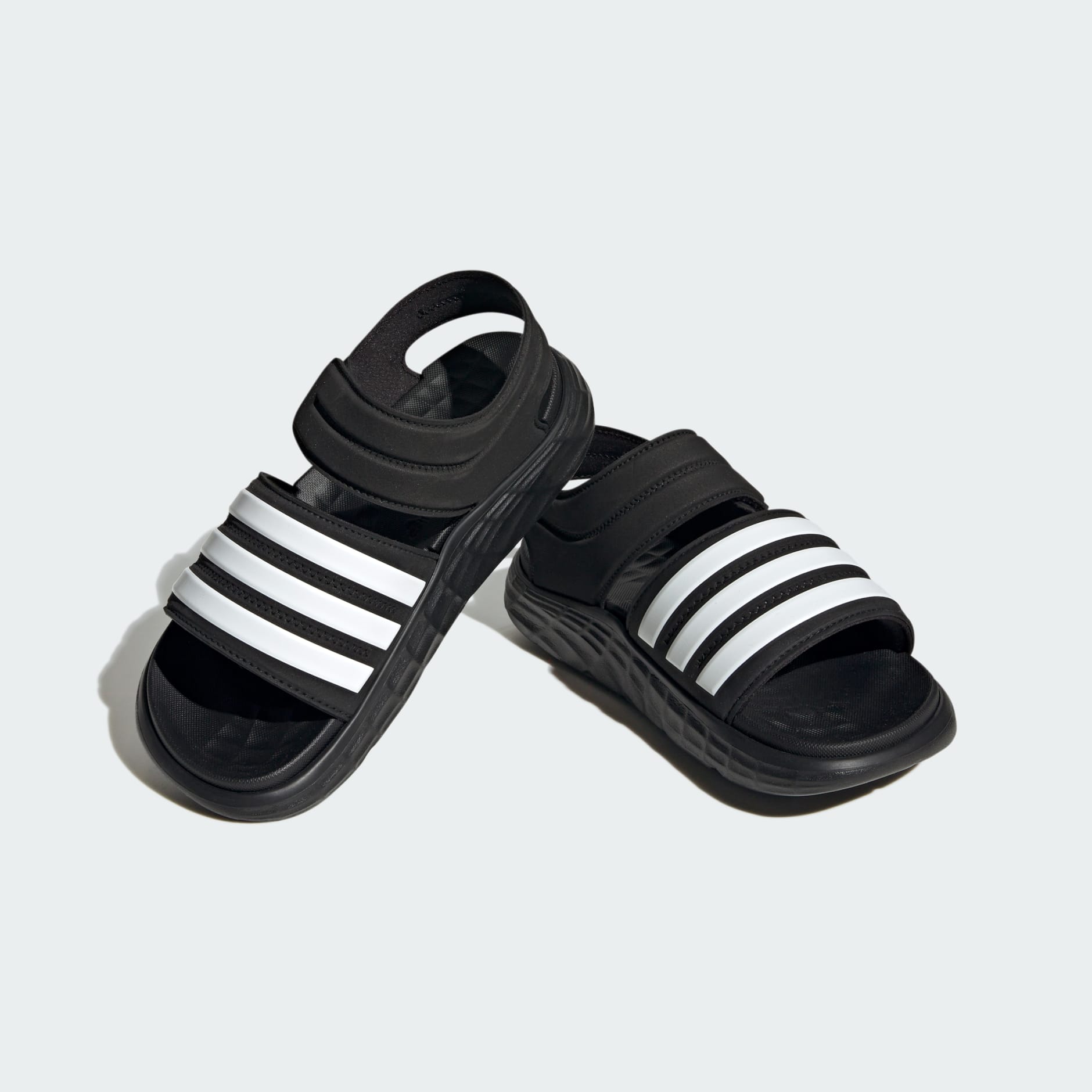 Adidas duramo black clearance slide