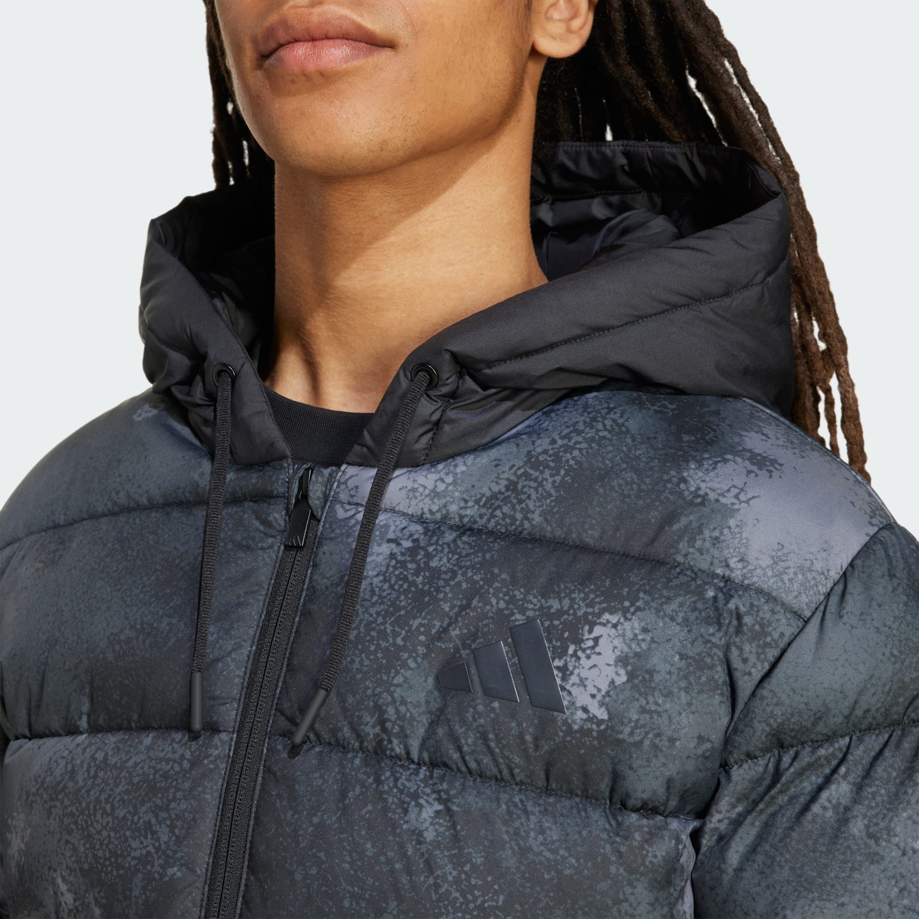 Essentials CLIMAWARM Synthetic Down Puffer Hooded Jackets