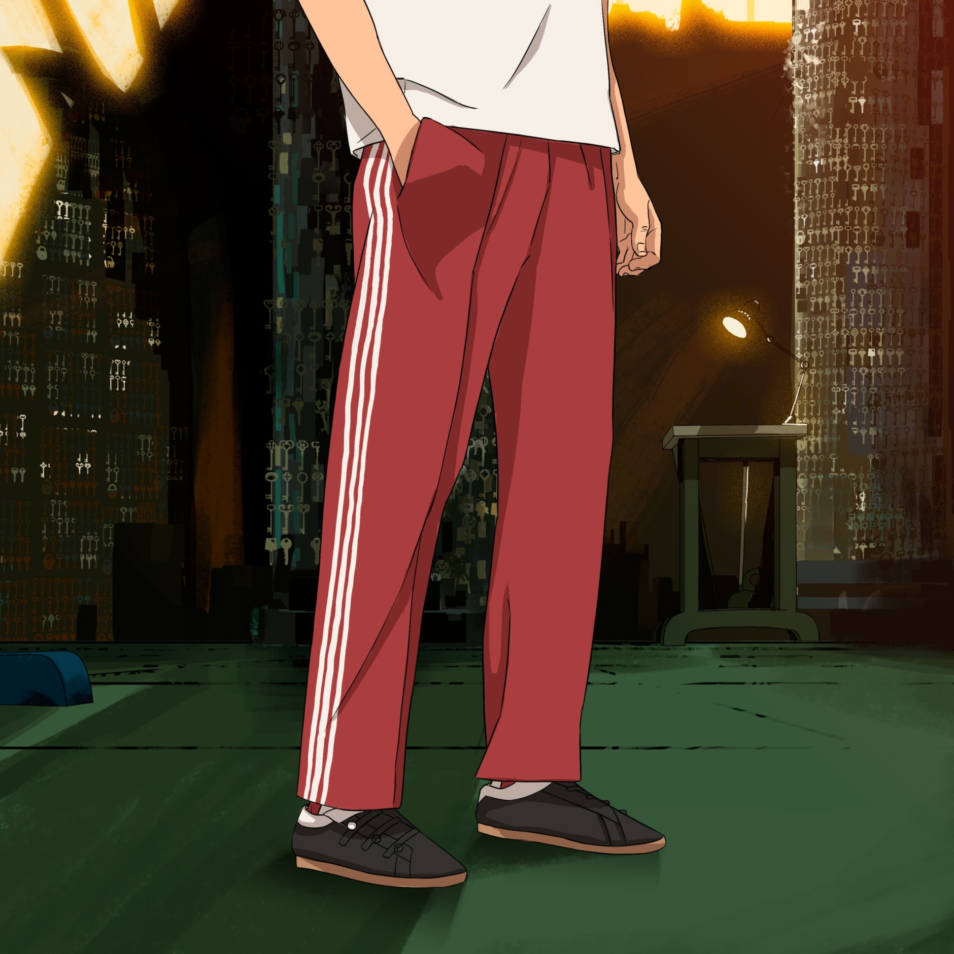 PANTALONI DE TRENING CLOT BY EDISON CHEN