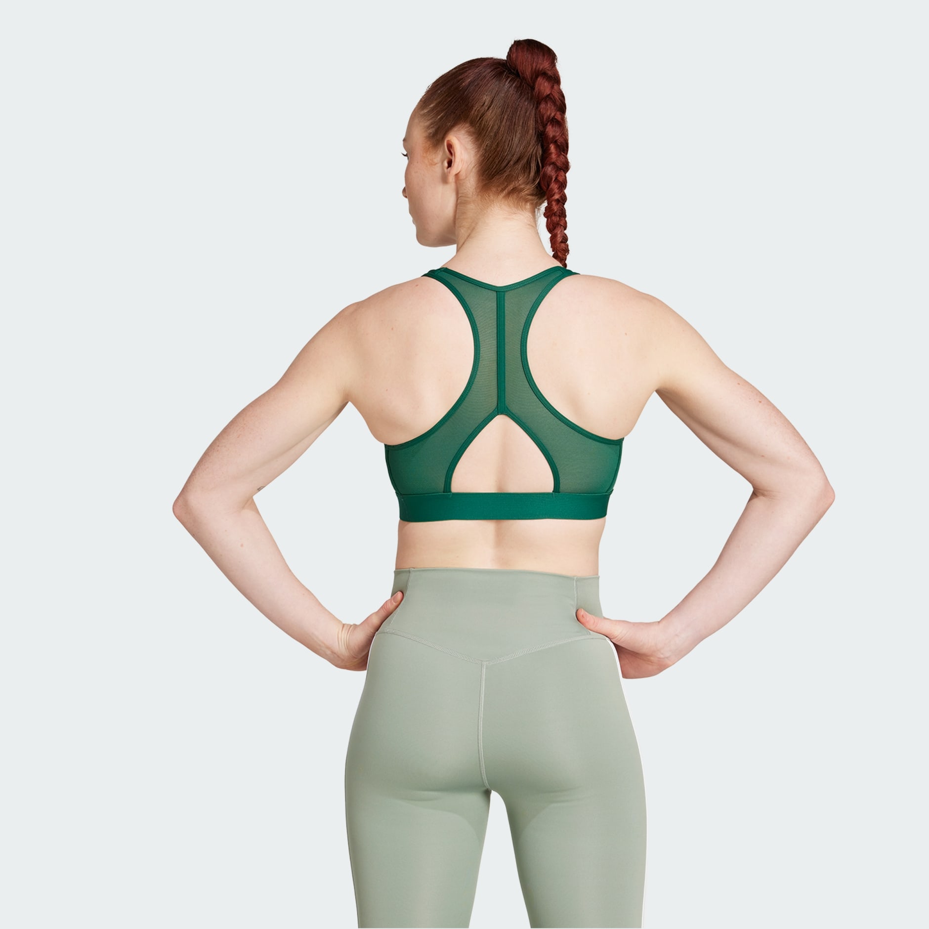 Powerreact Train Medium-Support 3-Stripes Bra