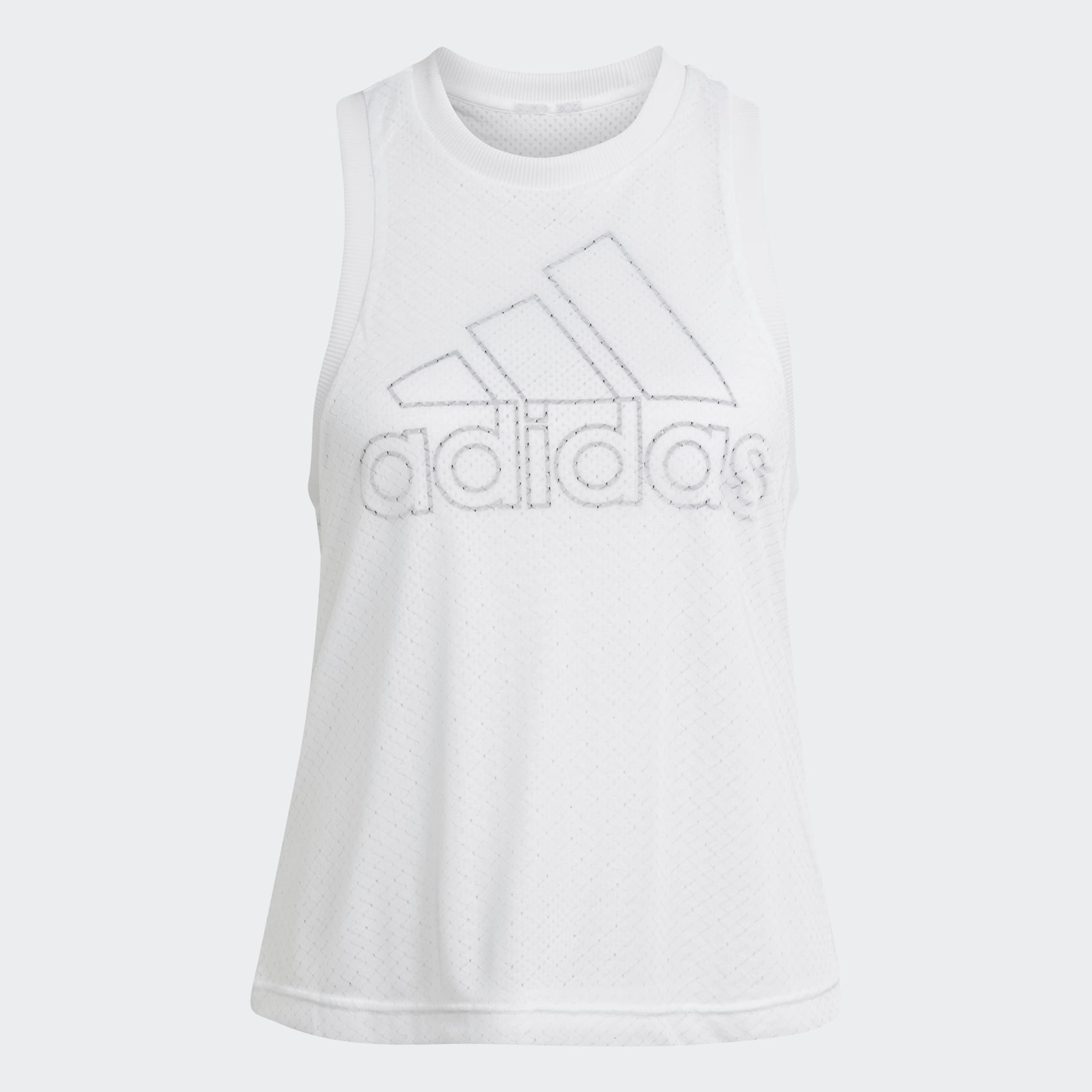 adidas Sportswear Double-Layer Mesh Tank Top