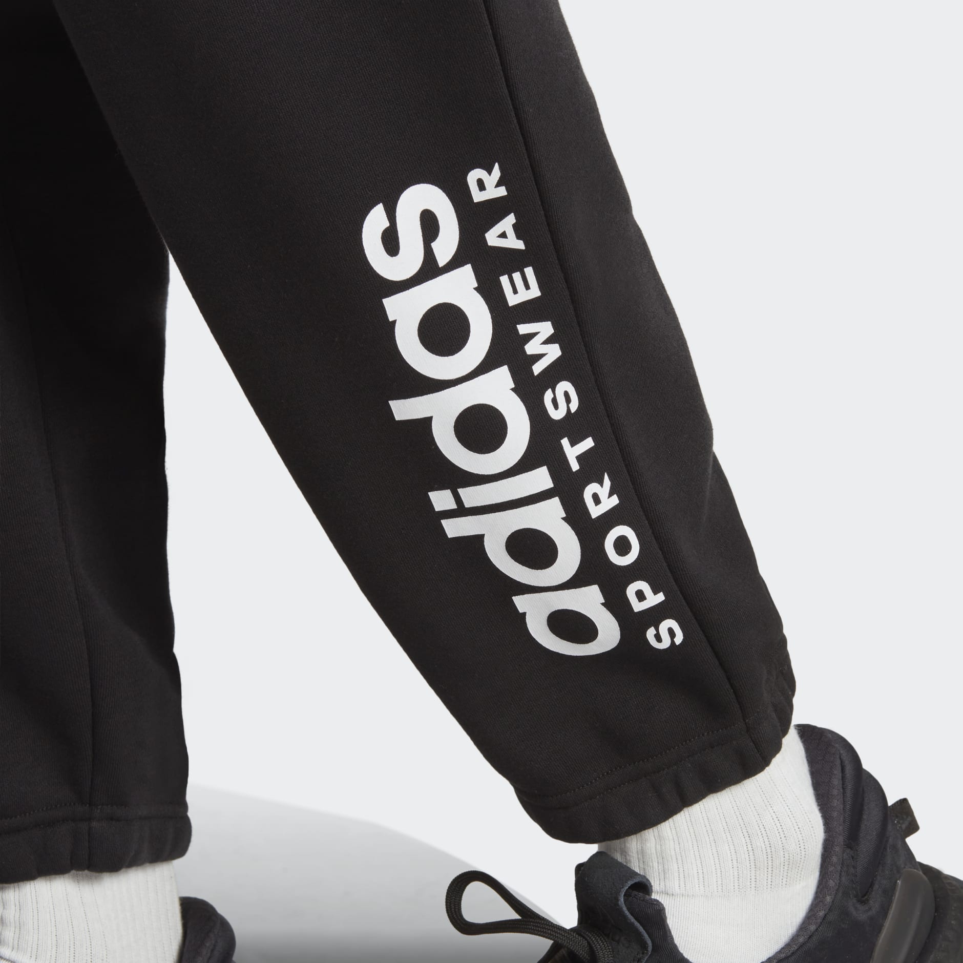 adidas All SZN Fleece Graphic Pants - Black | adidas ZA