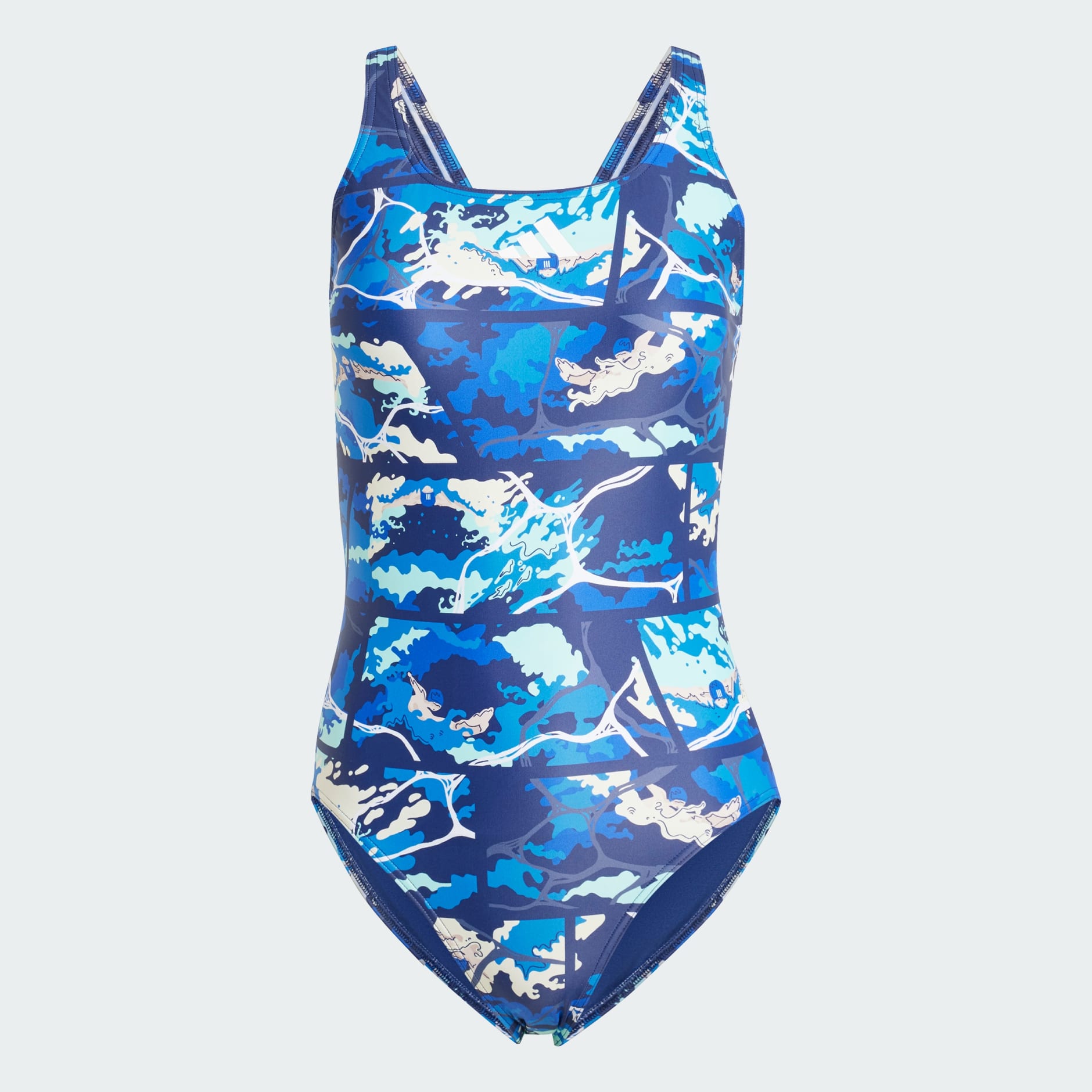 Graphic C-Back Swimsuit