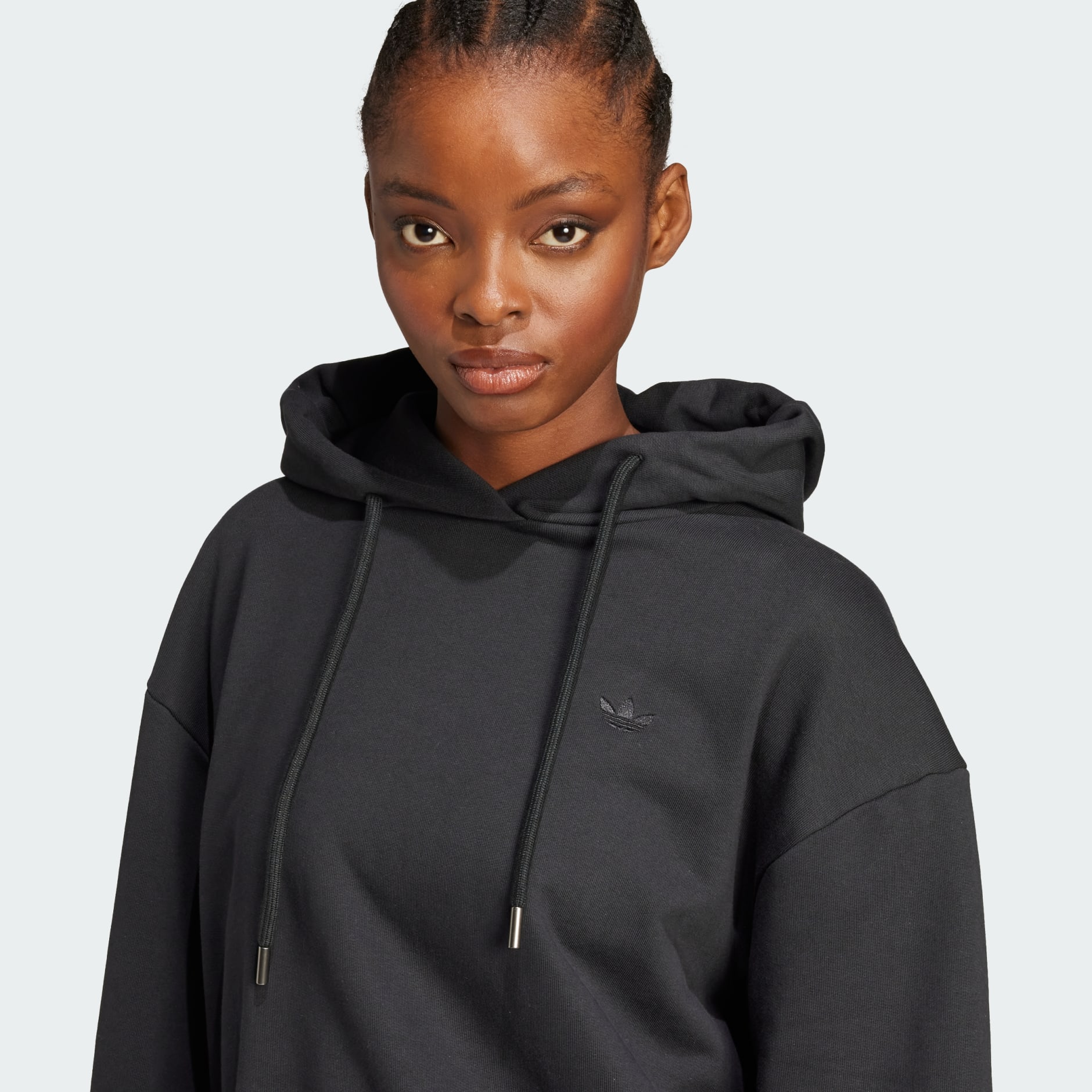 adidas Premium Essentials Oversized Hoodie - Black | adidas UAE