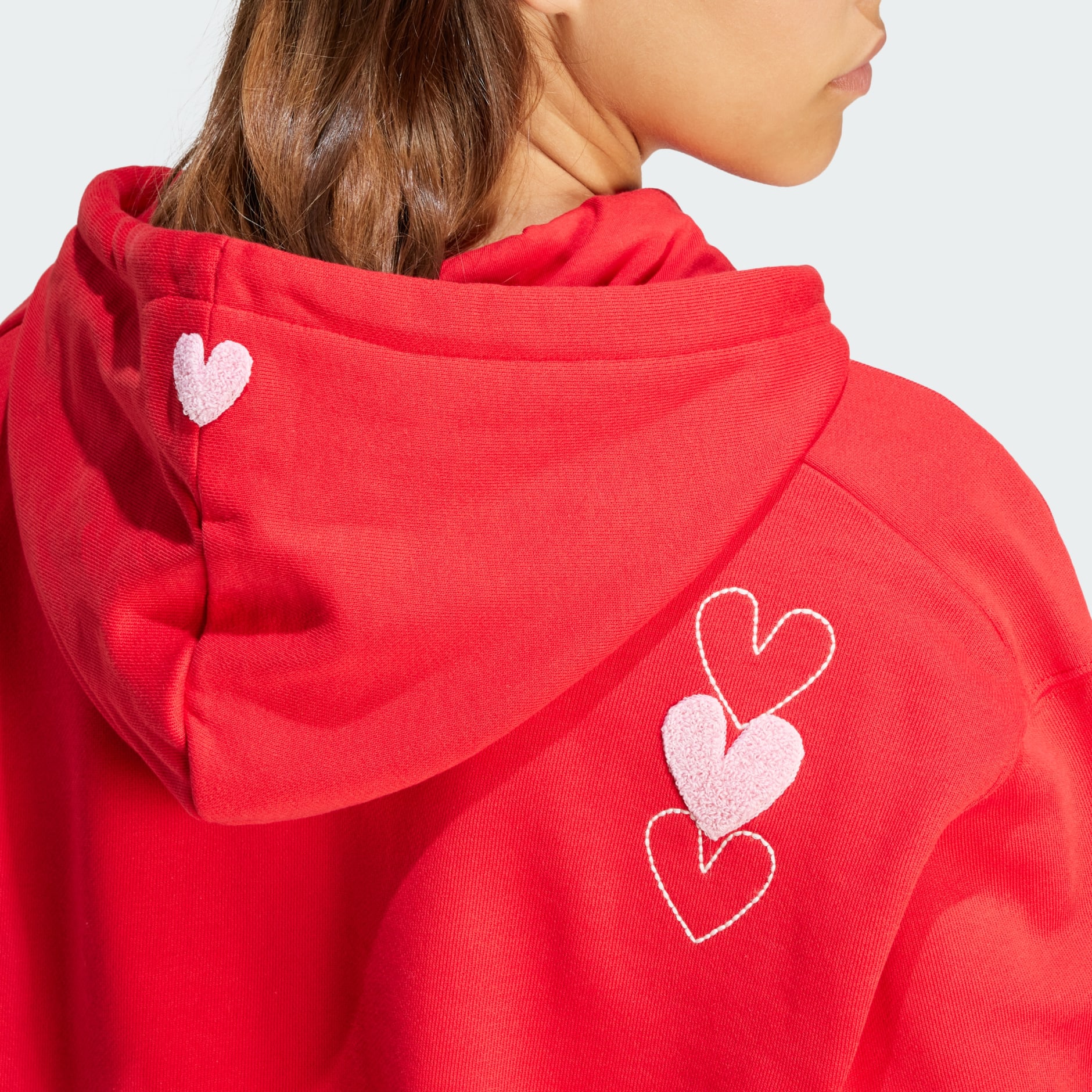 Adidas sales heart hoodie