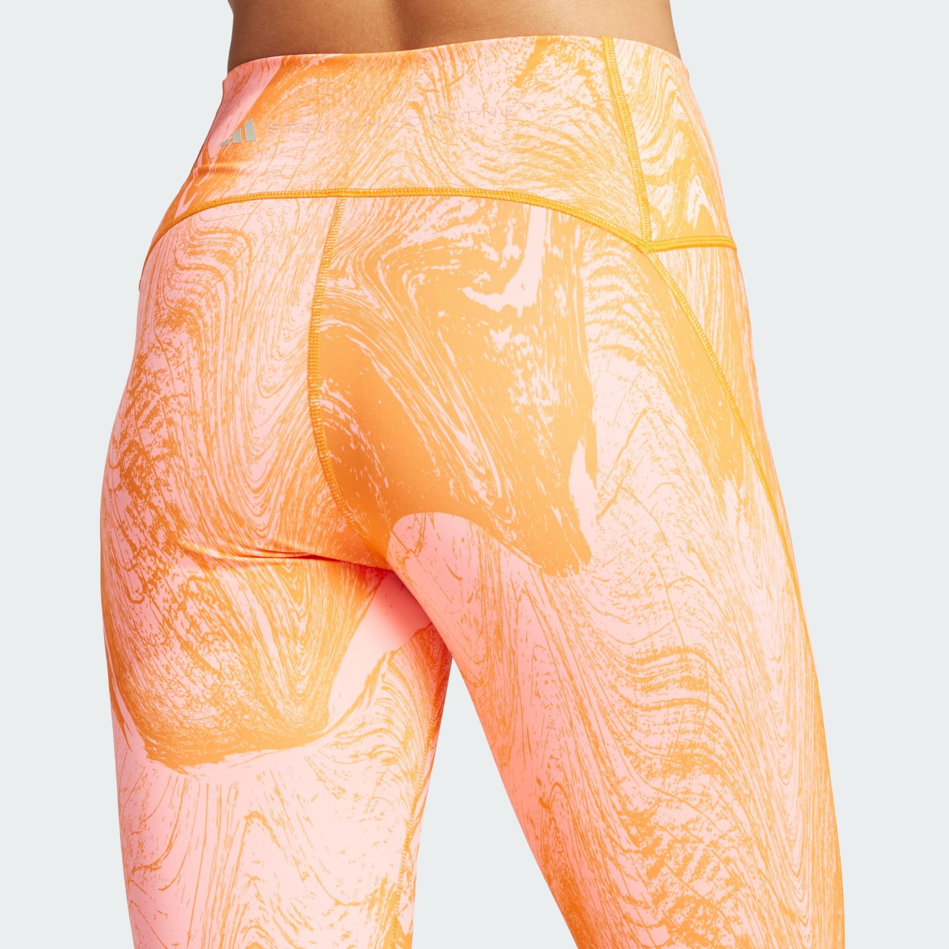 Women's Clothing - adidas by Stella McCartney TruePurpose 7/8 Tights -  Orange