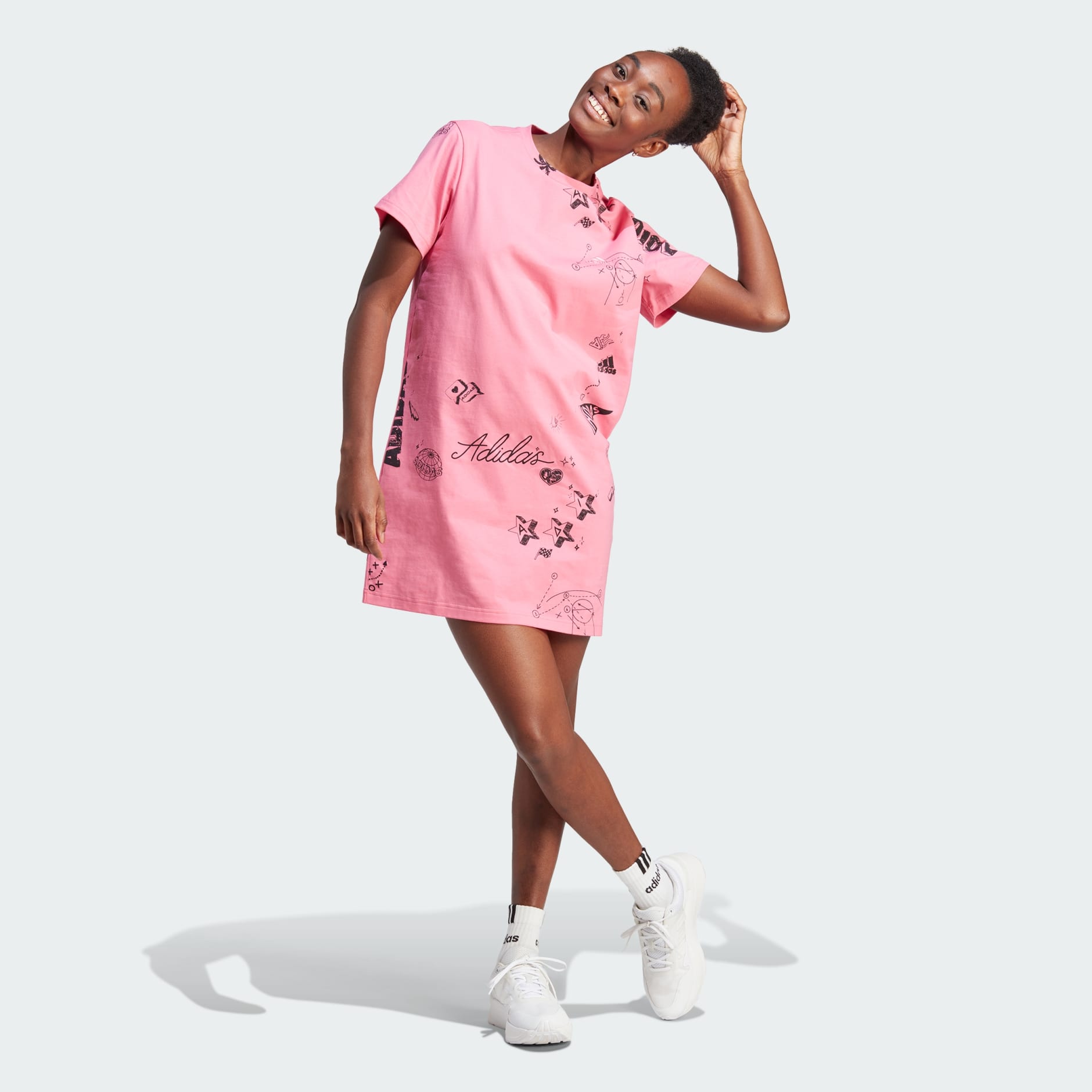 adidas Women`s Y Tennis Dress Plus Size Bliss Lilac