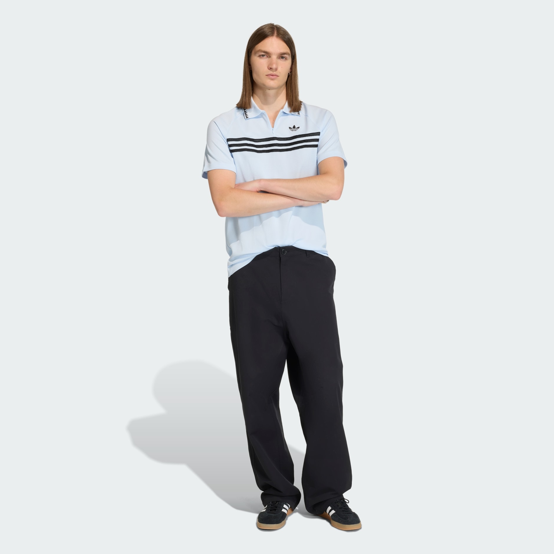 TRICOU POLO CHEST STRIPES SLIM