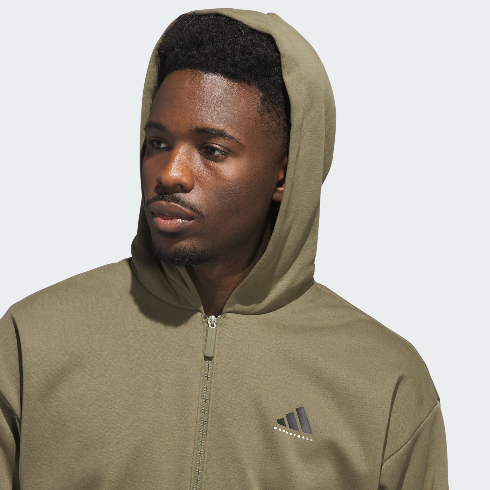 Veste &agrave; capuche zip int&eacute;gral adidas Basketball (Non genr&eacute;e)